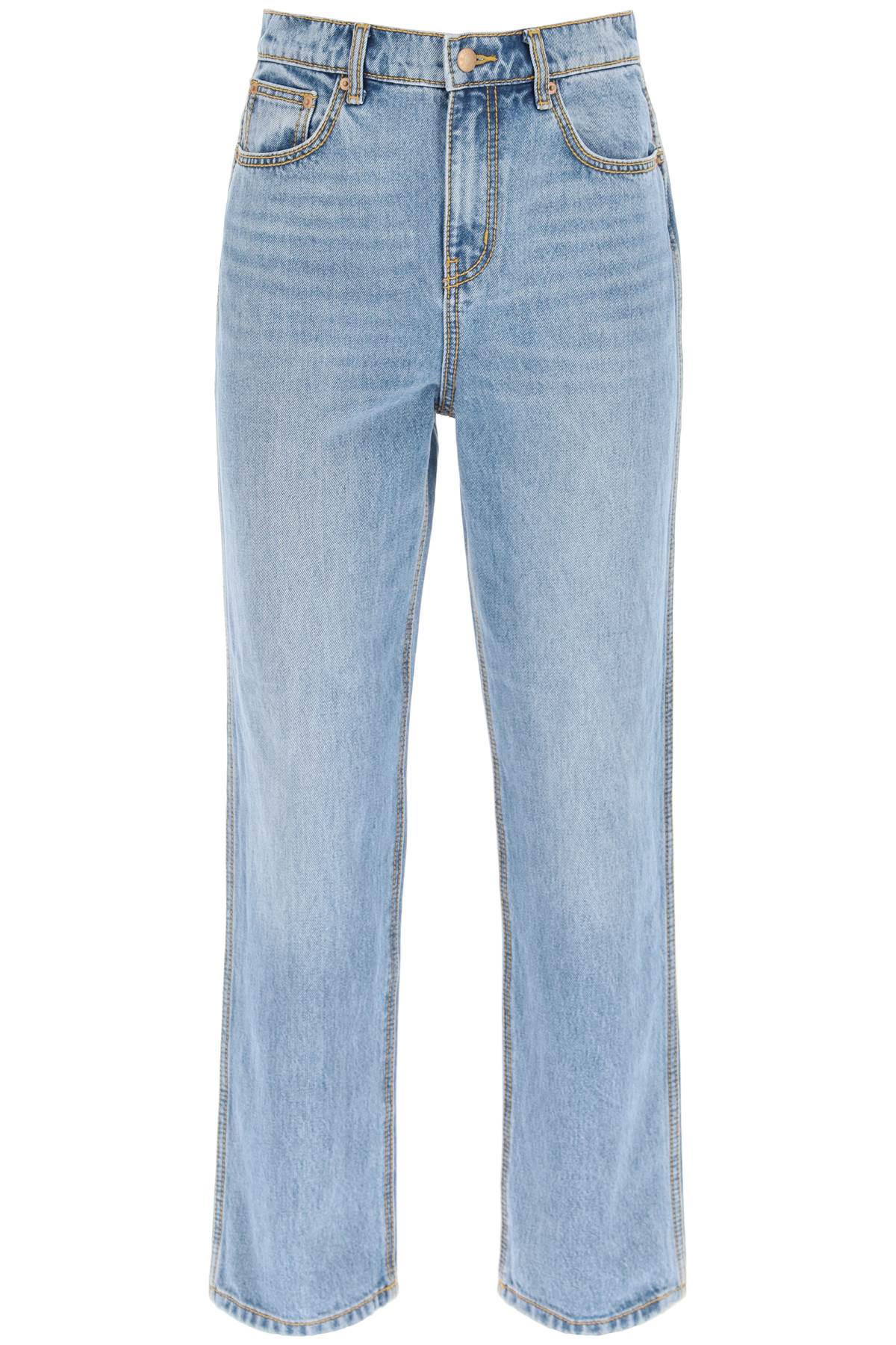 Tory Burch High-waisted Straight-cut Jeans
