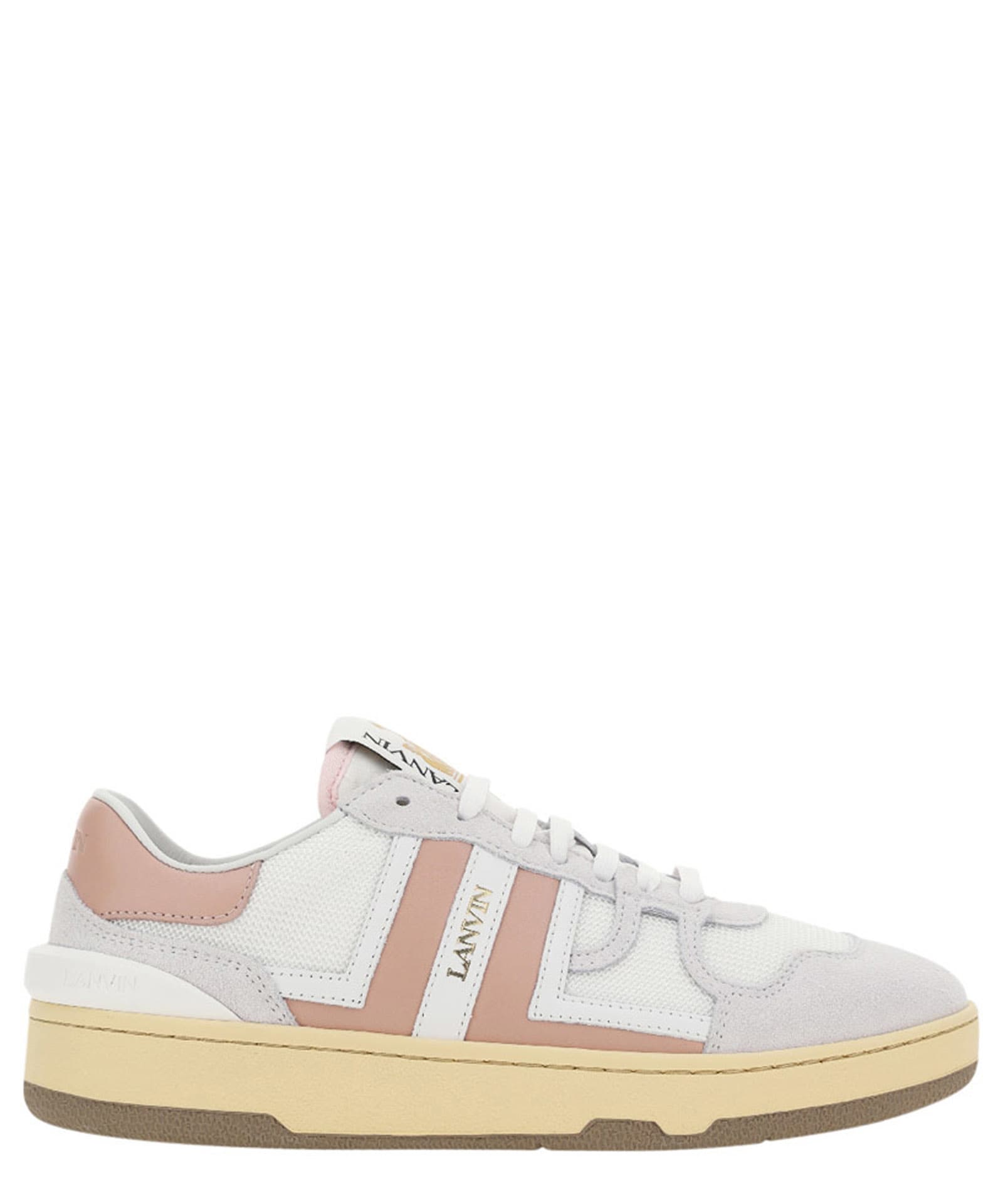 LANVIN CLAY LEATHER SNEAKERS