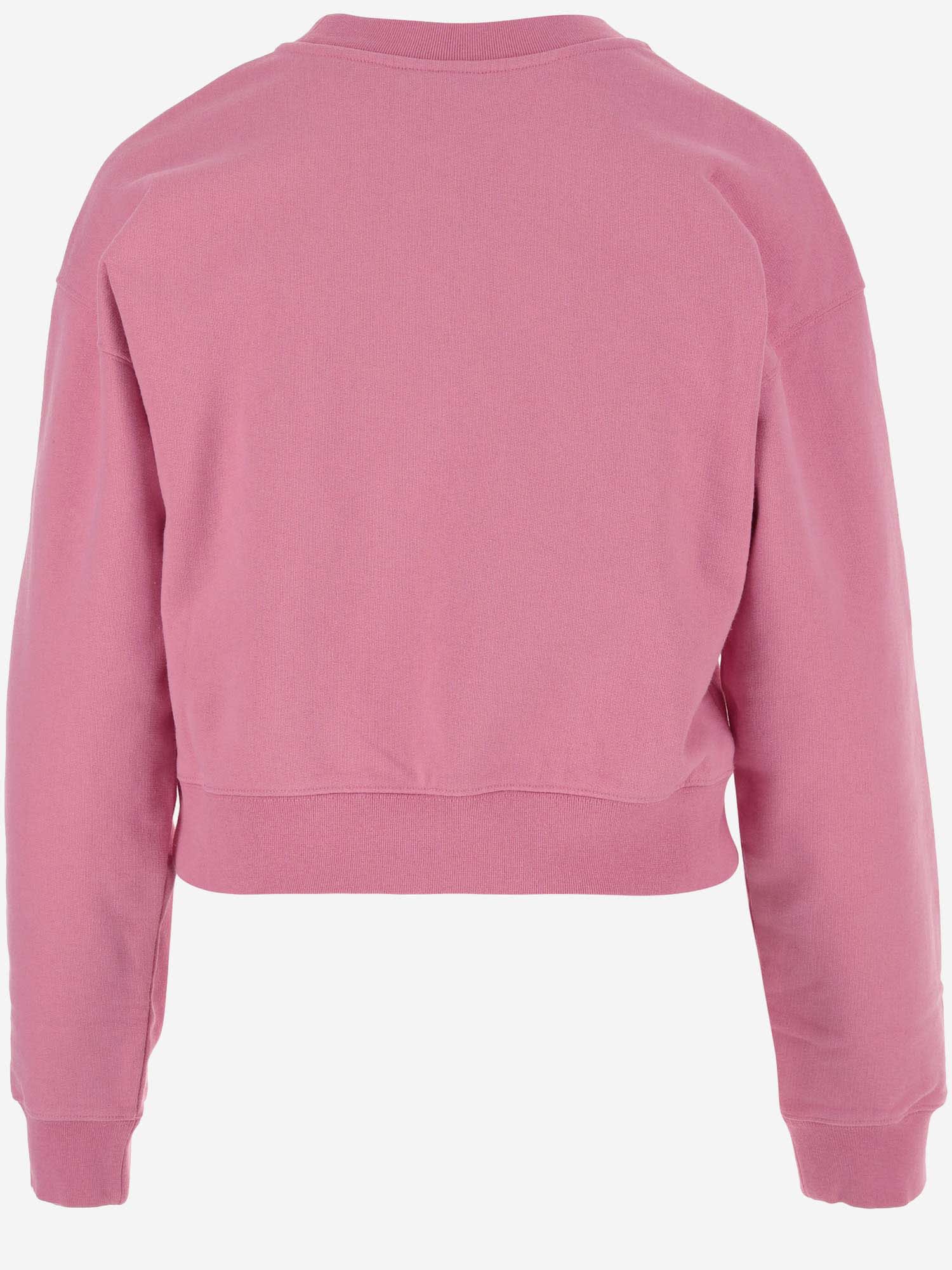 Shop Jacquemus Le Sweatshirt Grosgrain In Pink