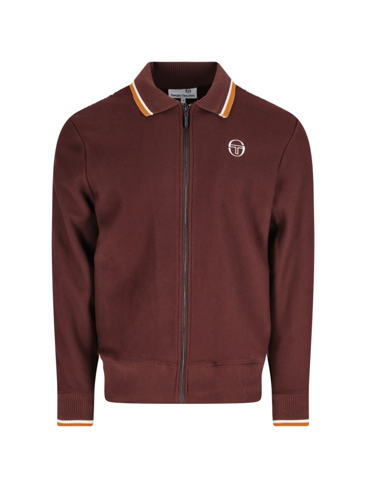 Sergio Tacchini Track Top Jacket In Brown
