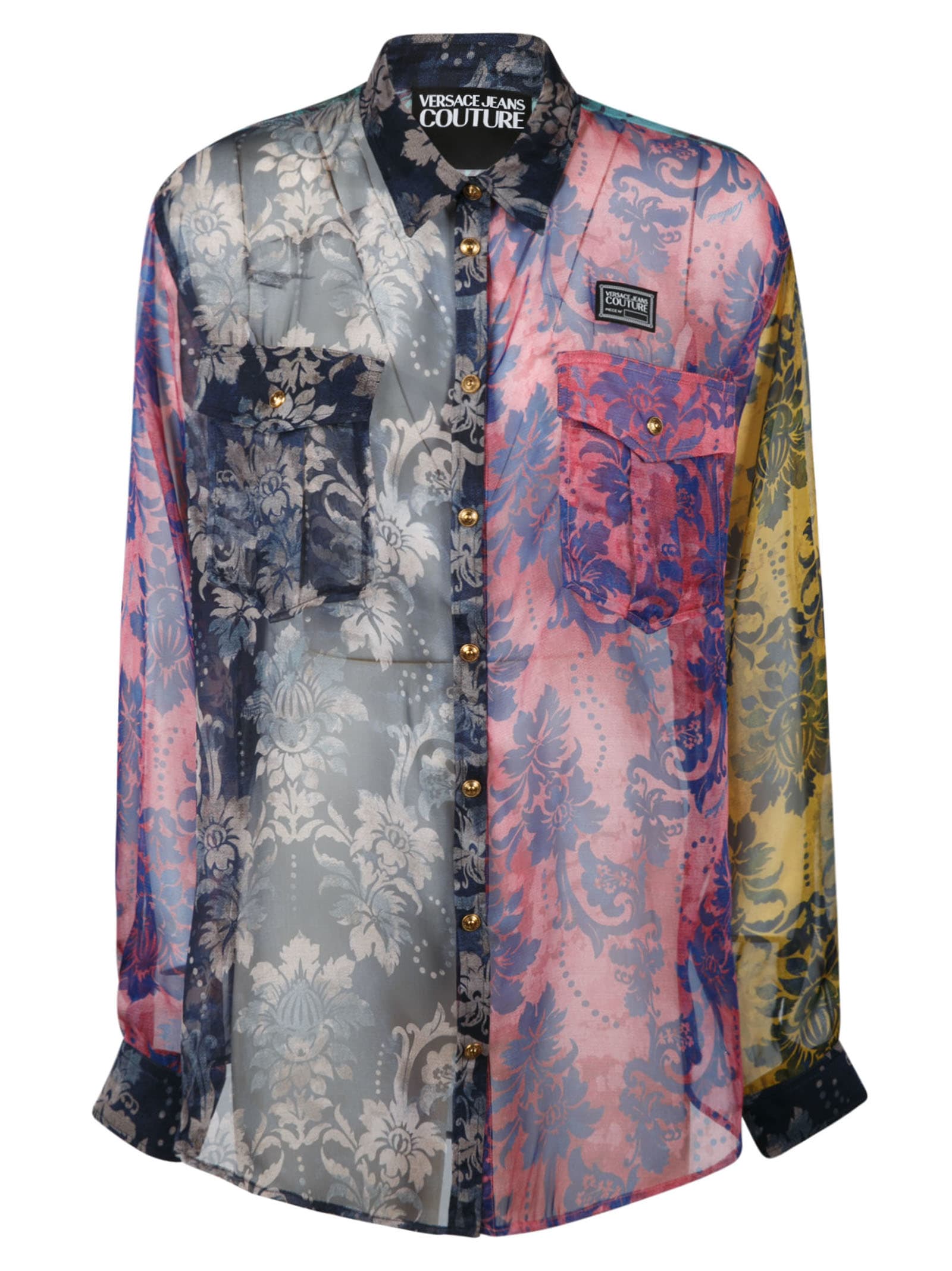 Versace Jeans Couture Chiffon Print Tapestry All-over Shirt