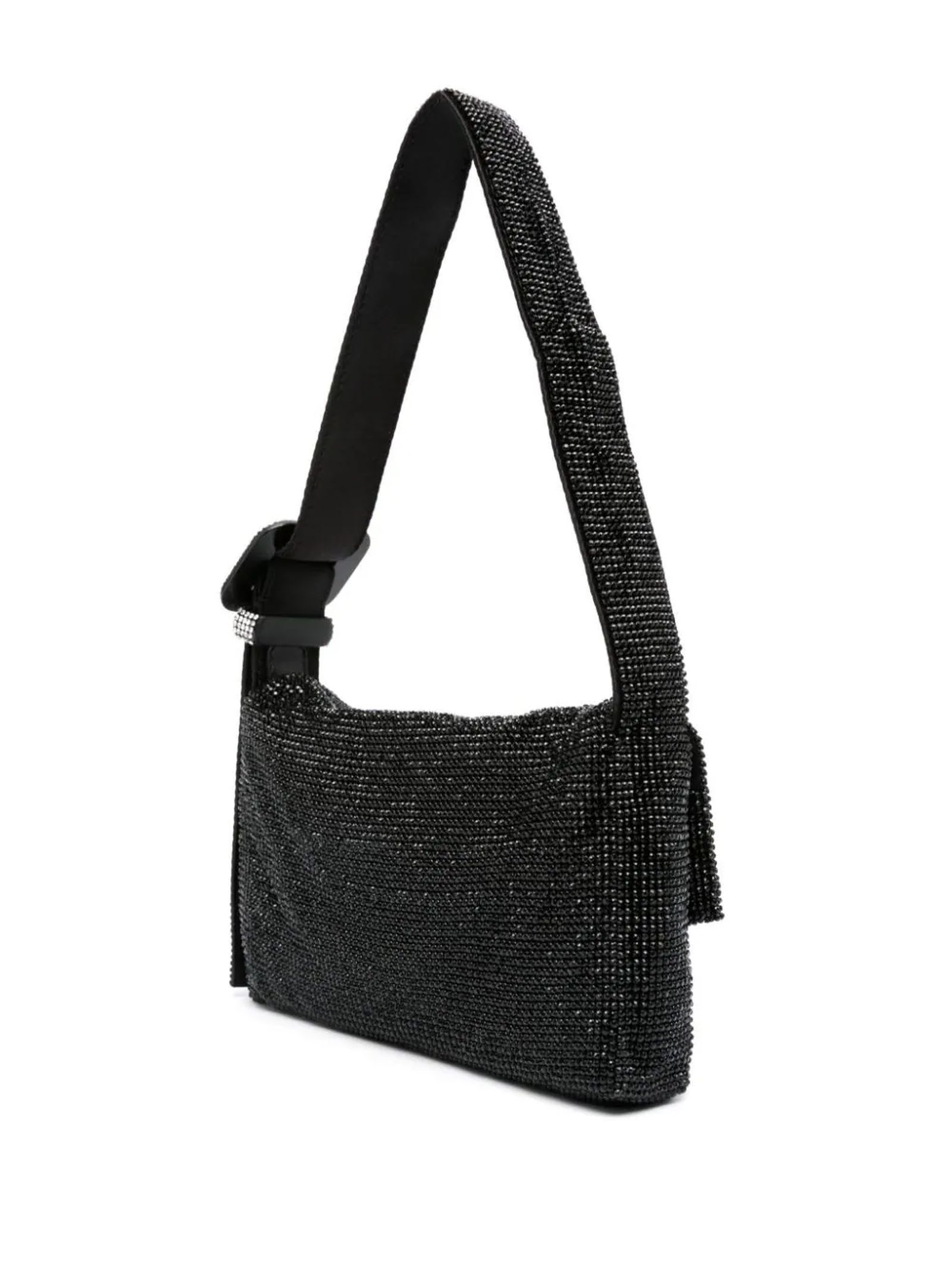 BENEDETTA BRUZZICHES BLACK VITTY LA MIGNON SHOULDER BAG 