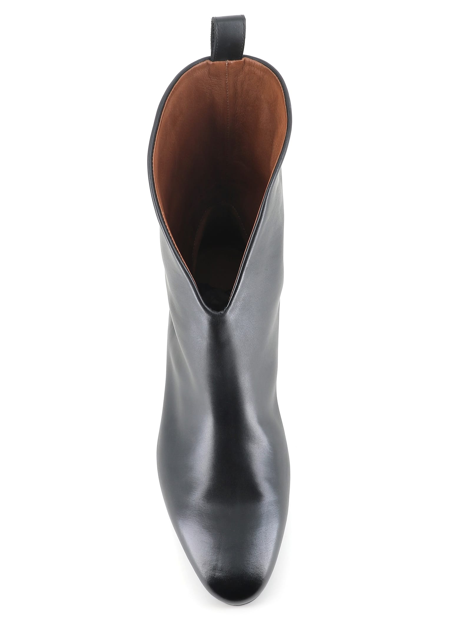 Marsèll V-cut Leather Boots In Black