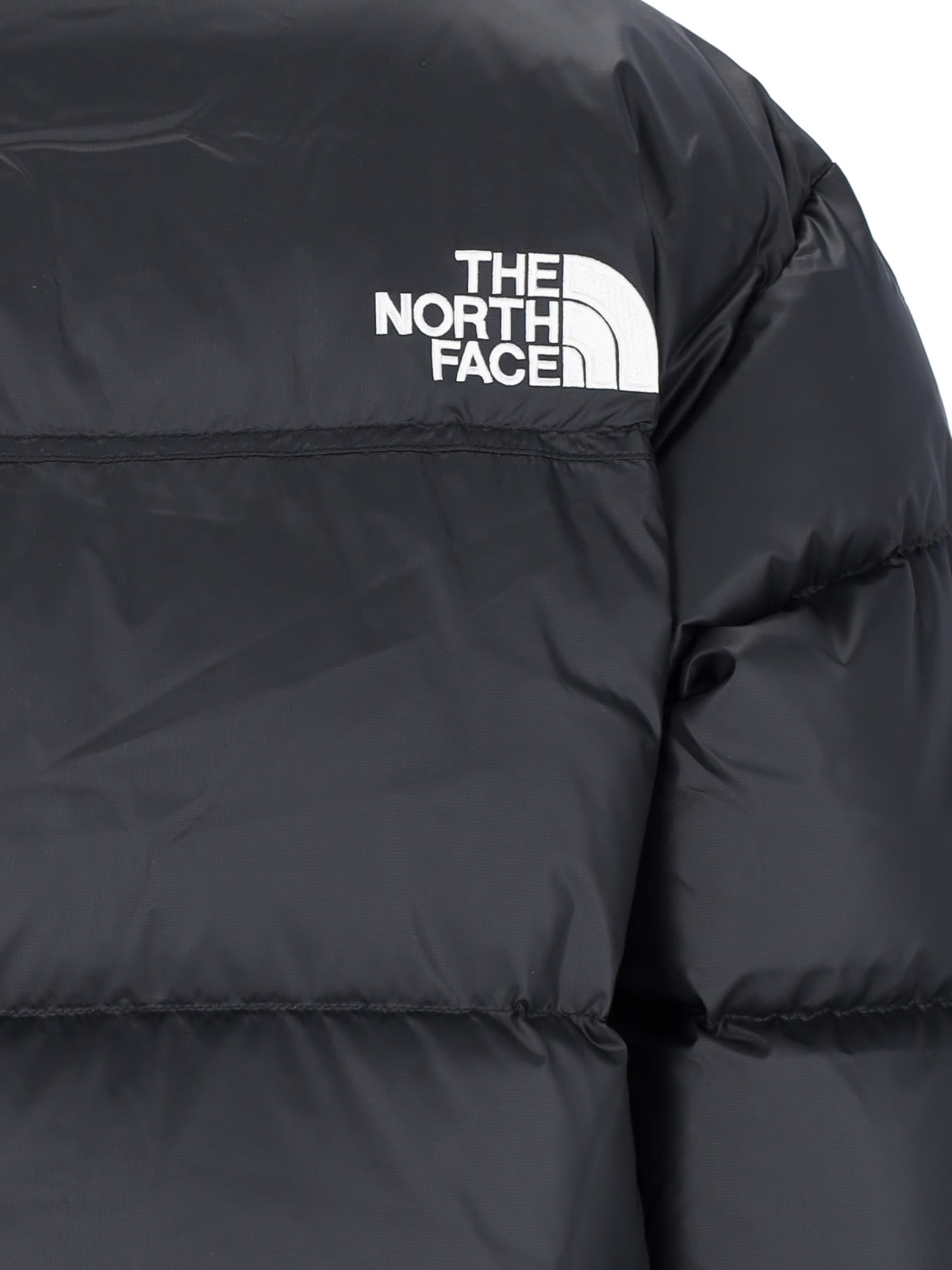 Shop The North Face Nuptse Short Down Jacket In Black