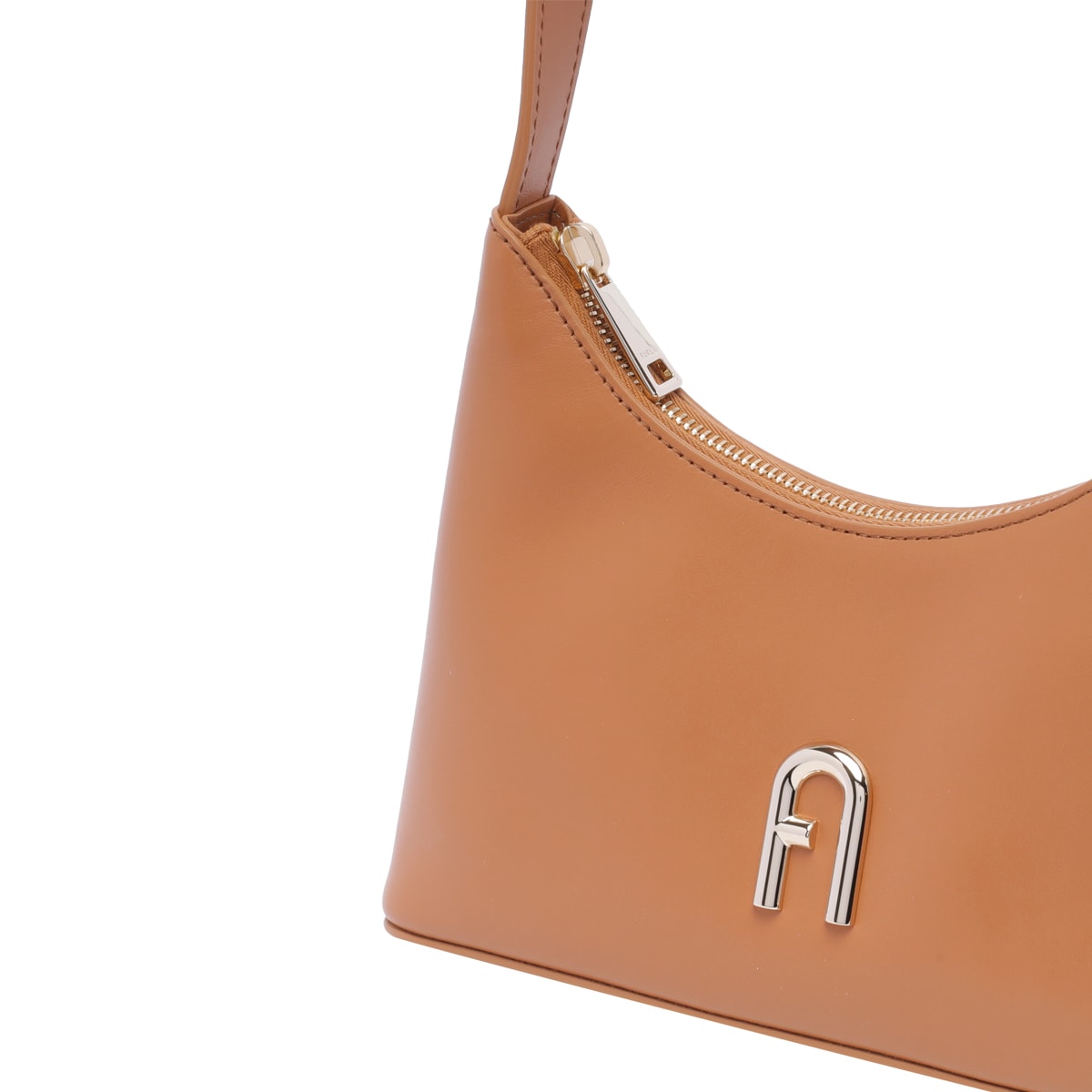 Furla Diamante Shoulder Bag In Brown