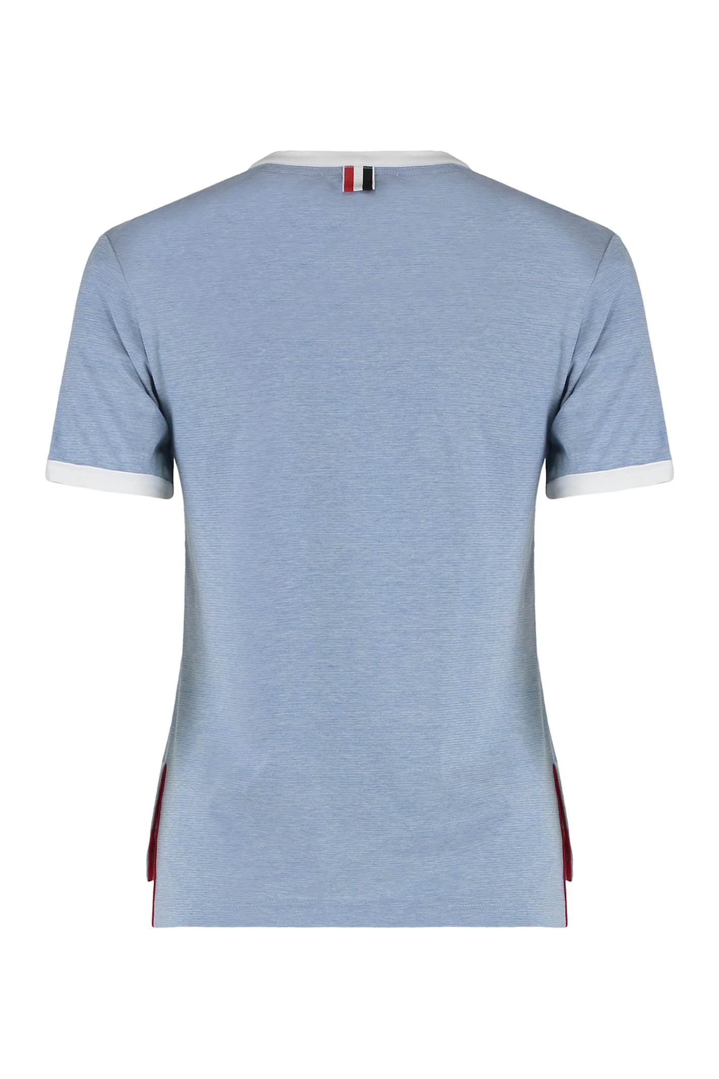 Thom Browne Logo" T-shirt - Light Blue In Multi