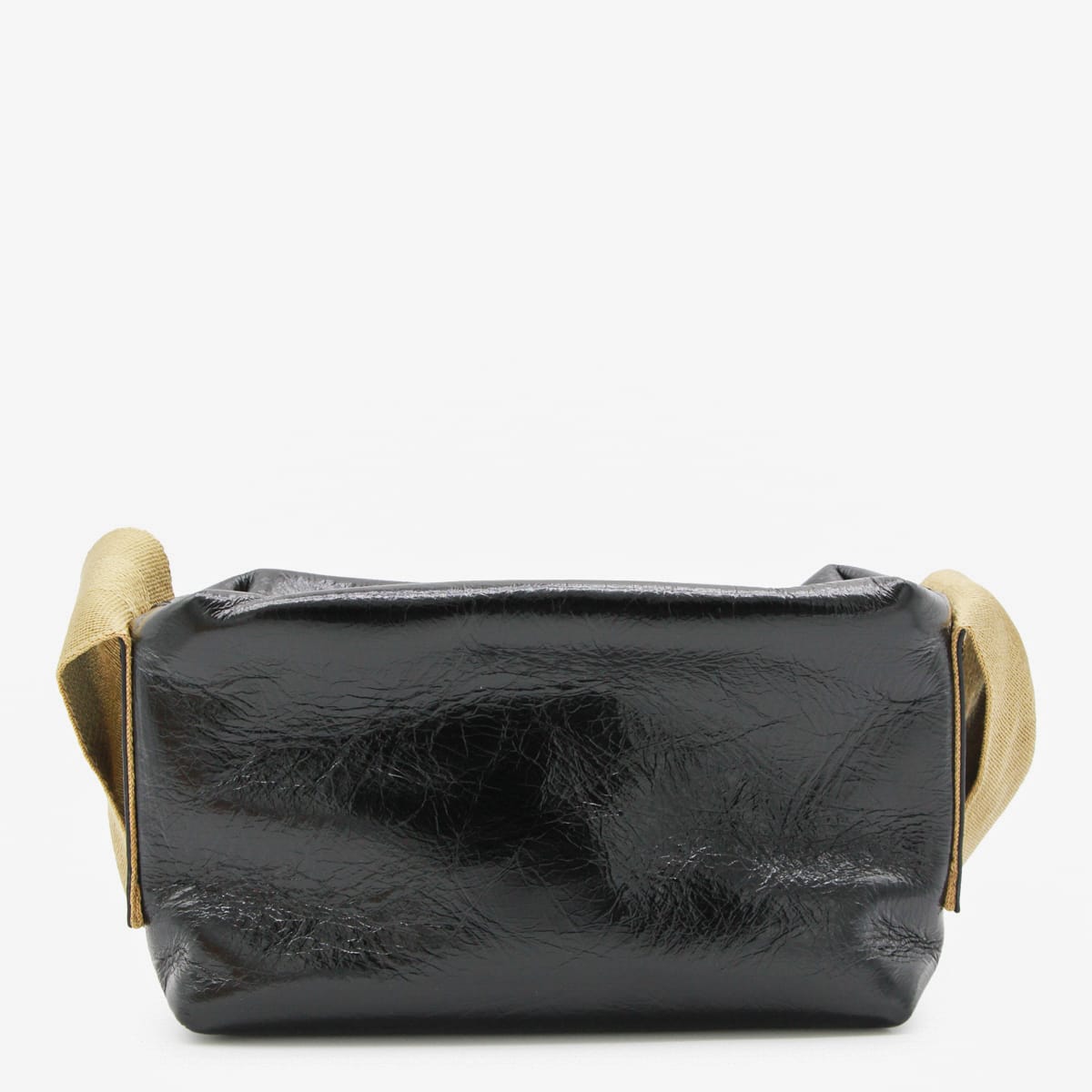 Uma Wang Rectangular Shoulder Bag Adjustable Strap In Black