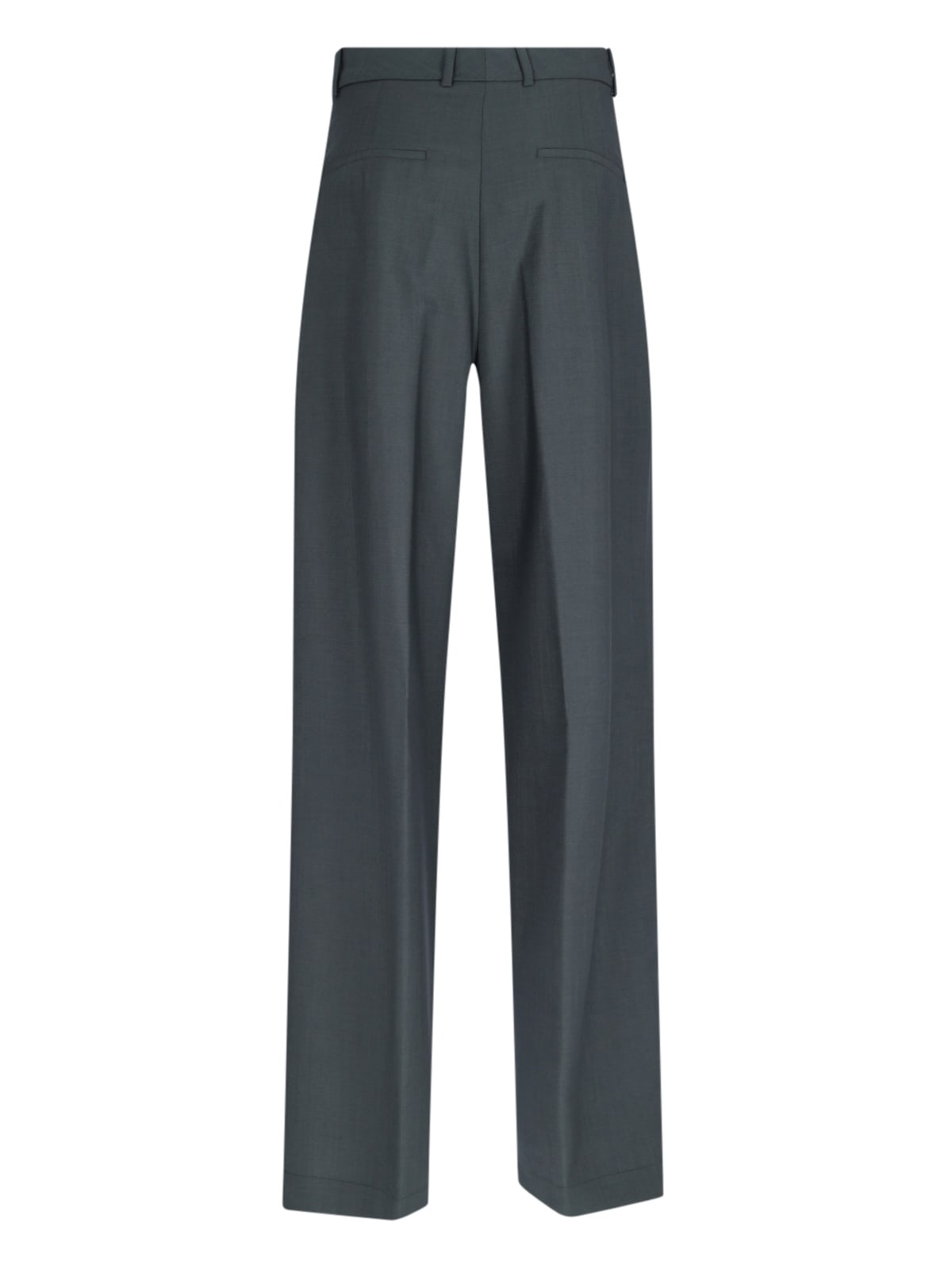 Shop Rohe Tailored Trousers In Green