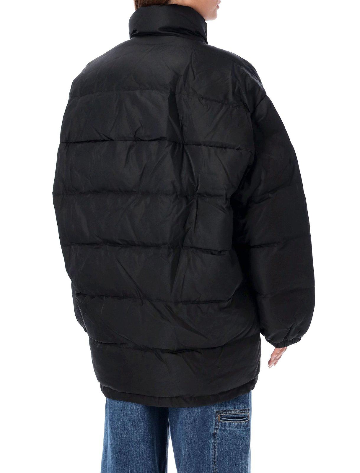 Shop Marant Etoile Belize Padded Down Jacket In Black