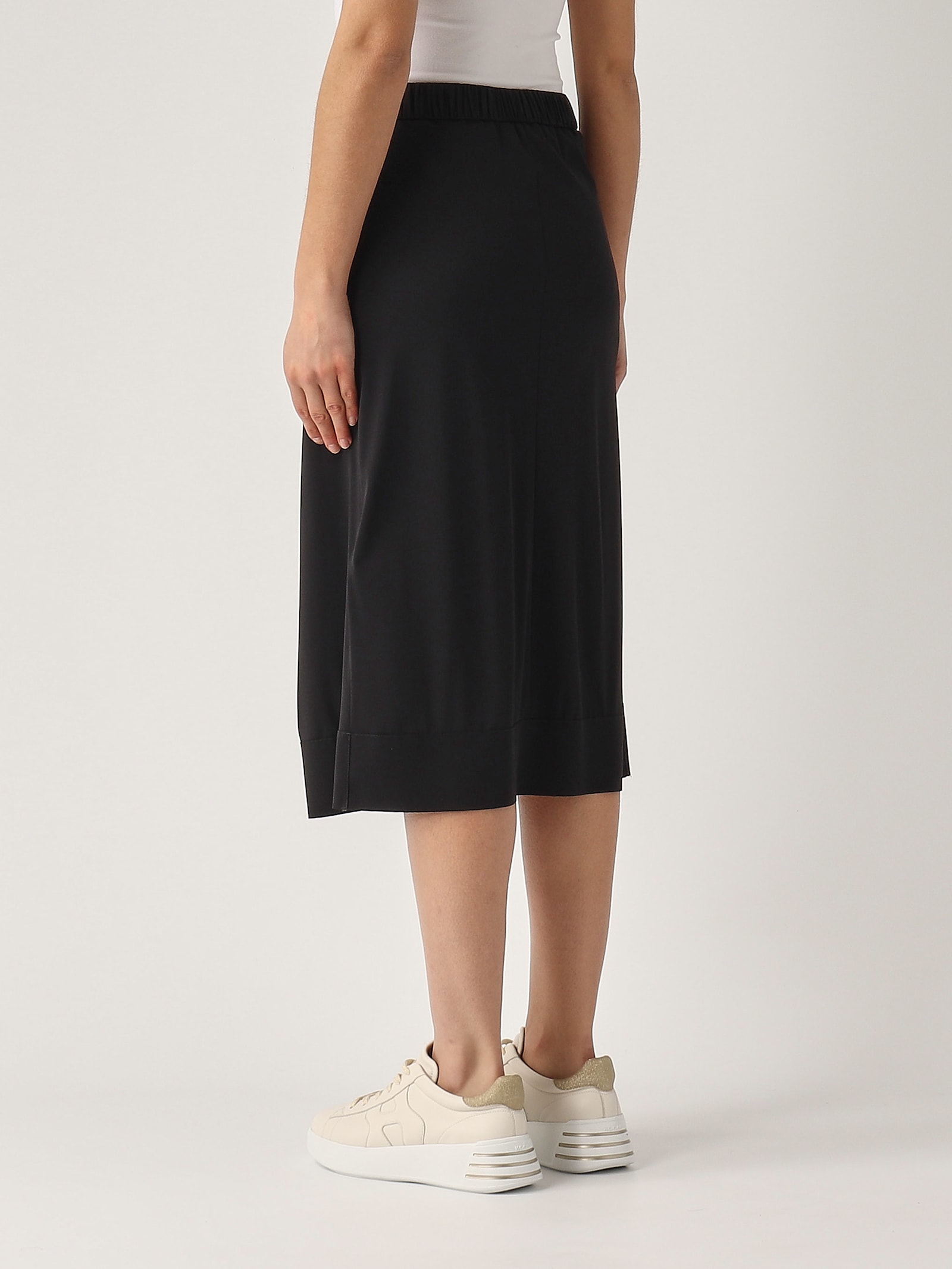 Max Mara Alcano Skirt In Nero