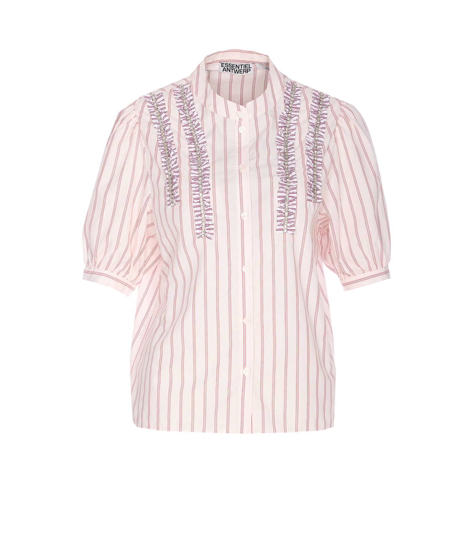 Essentiel Antwerp Ifrill Rhinestone Shirt In Pink