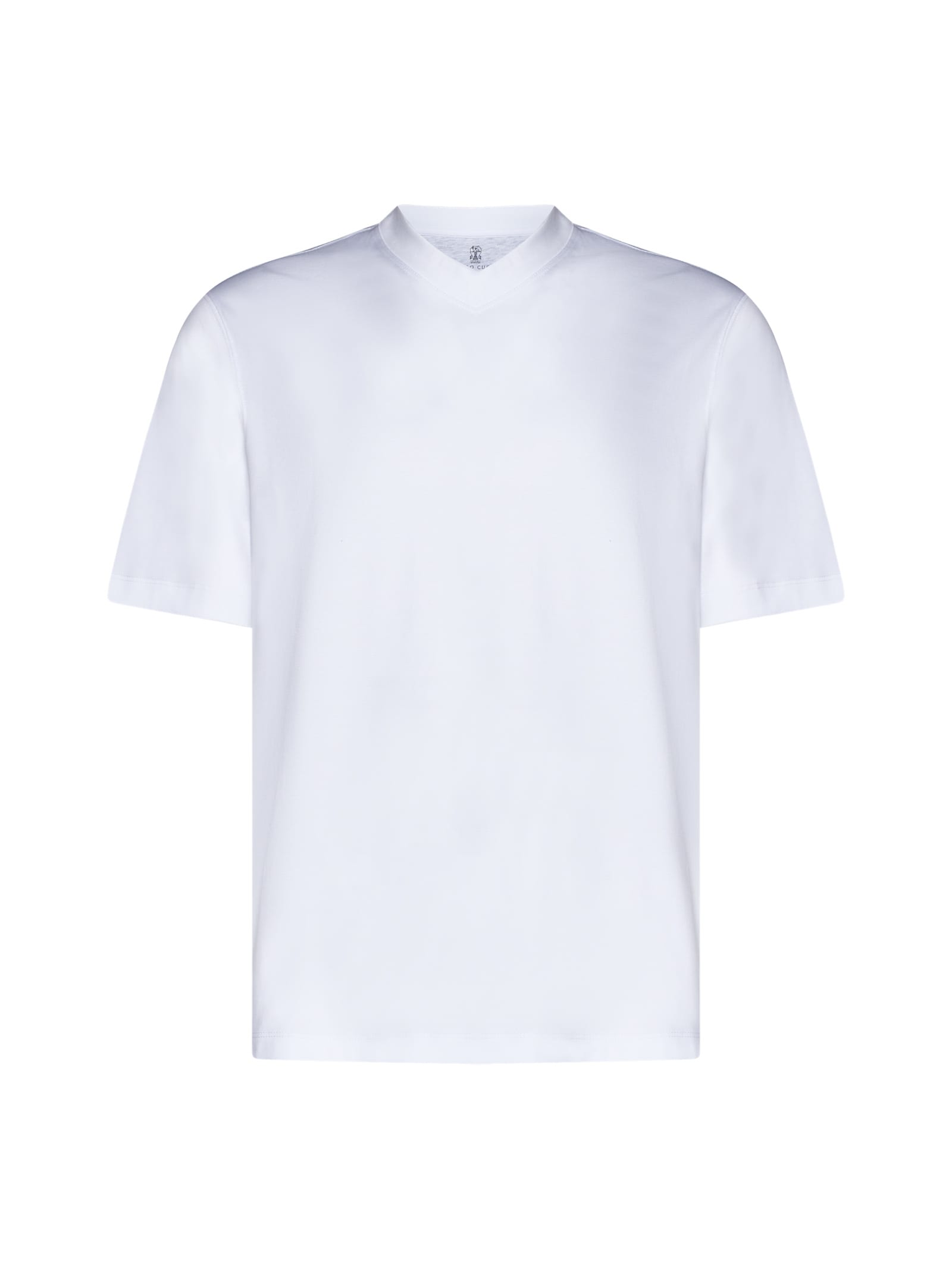 Shop Brunello Cucinelli T-shirt In White