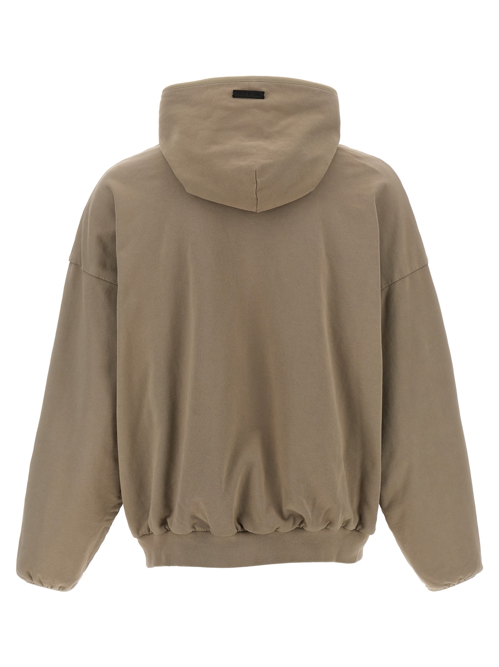 Shop Fear Of God Bound Hoodie In Beige