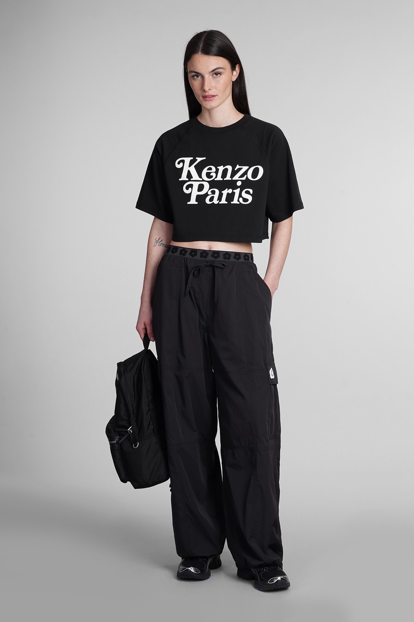 Shop Kenzo T-shirt In Black Cotton
