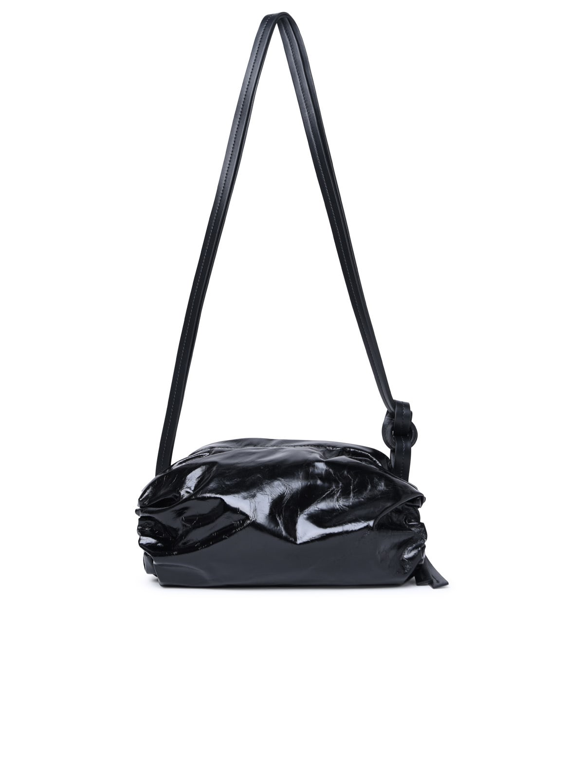 Shop Jil Sander Crossbody Small Black Calf Leather Bag