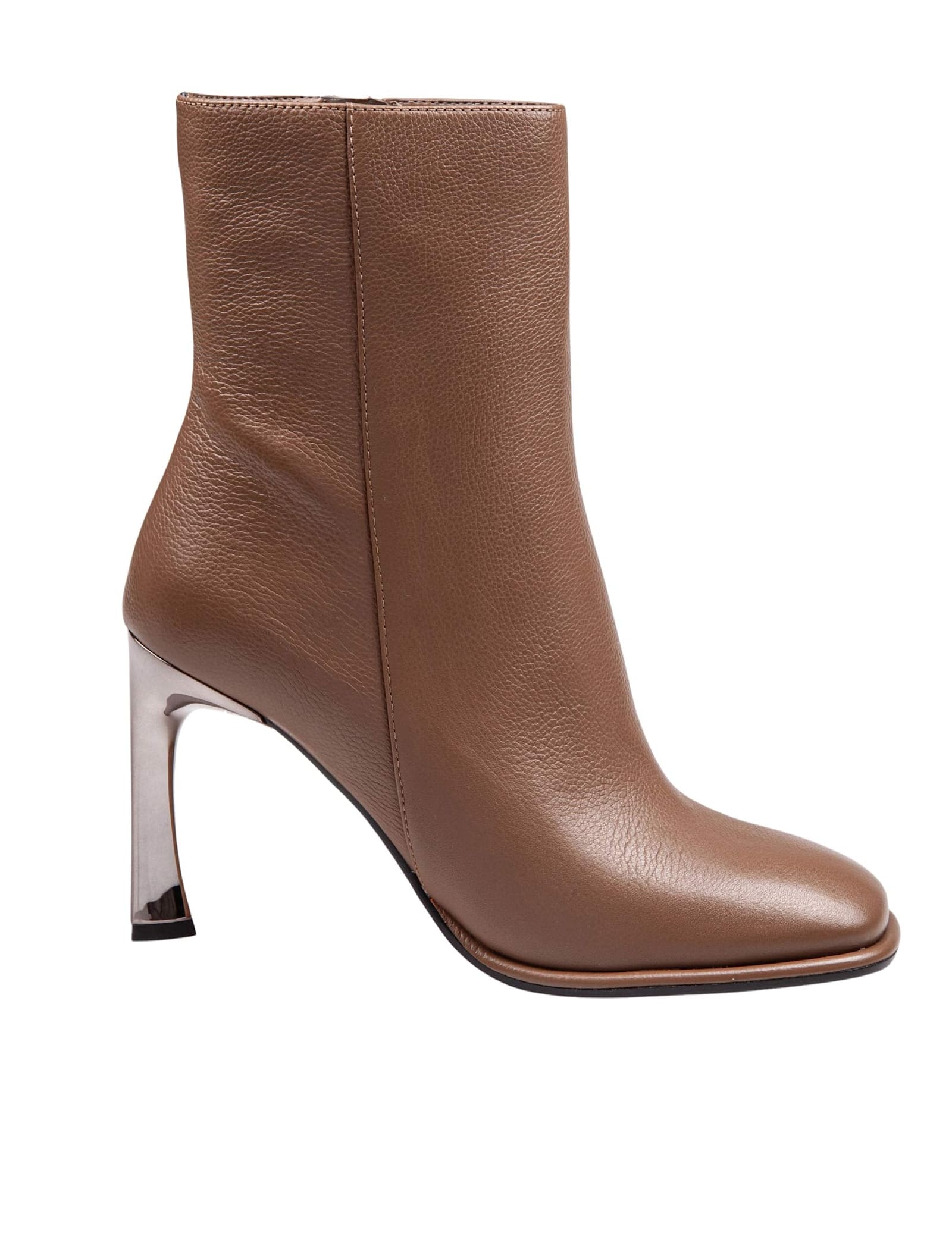 Kelsea Ankle Boot In Taupe Leather