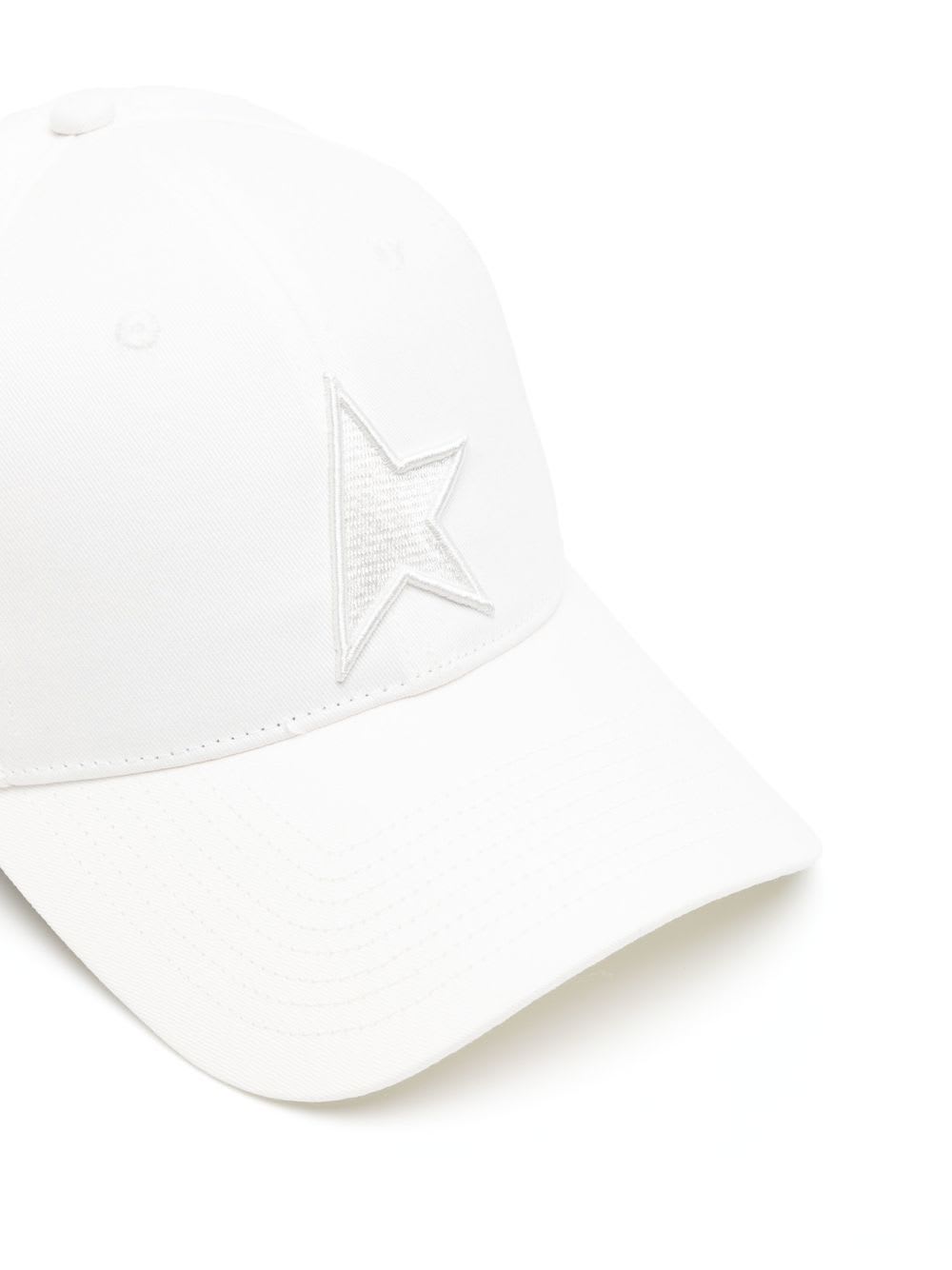 Golden Goose Logo Baseball Cap In Sand