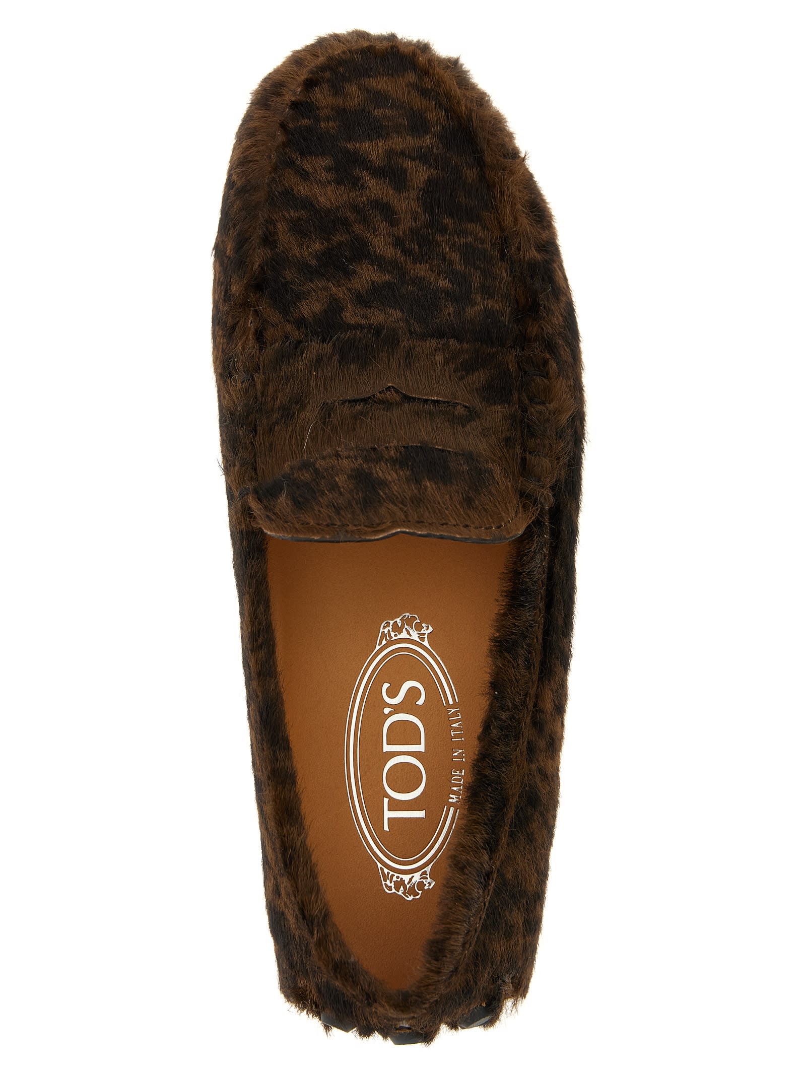 Tod's Gommino Macro Loafers In Brown