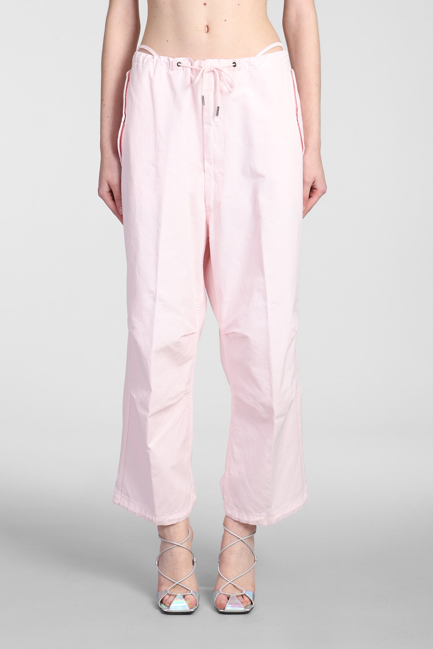 DARKPARK PANTS IN ROSE-PINK COTTON