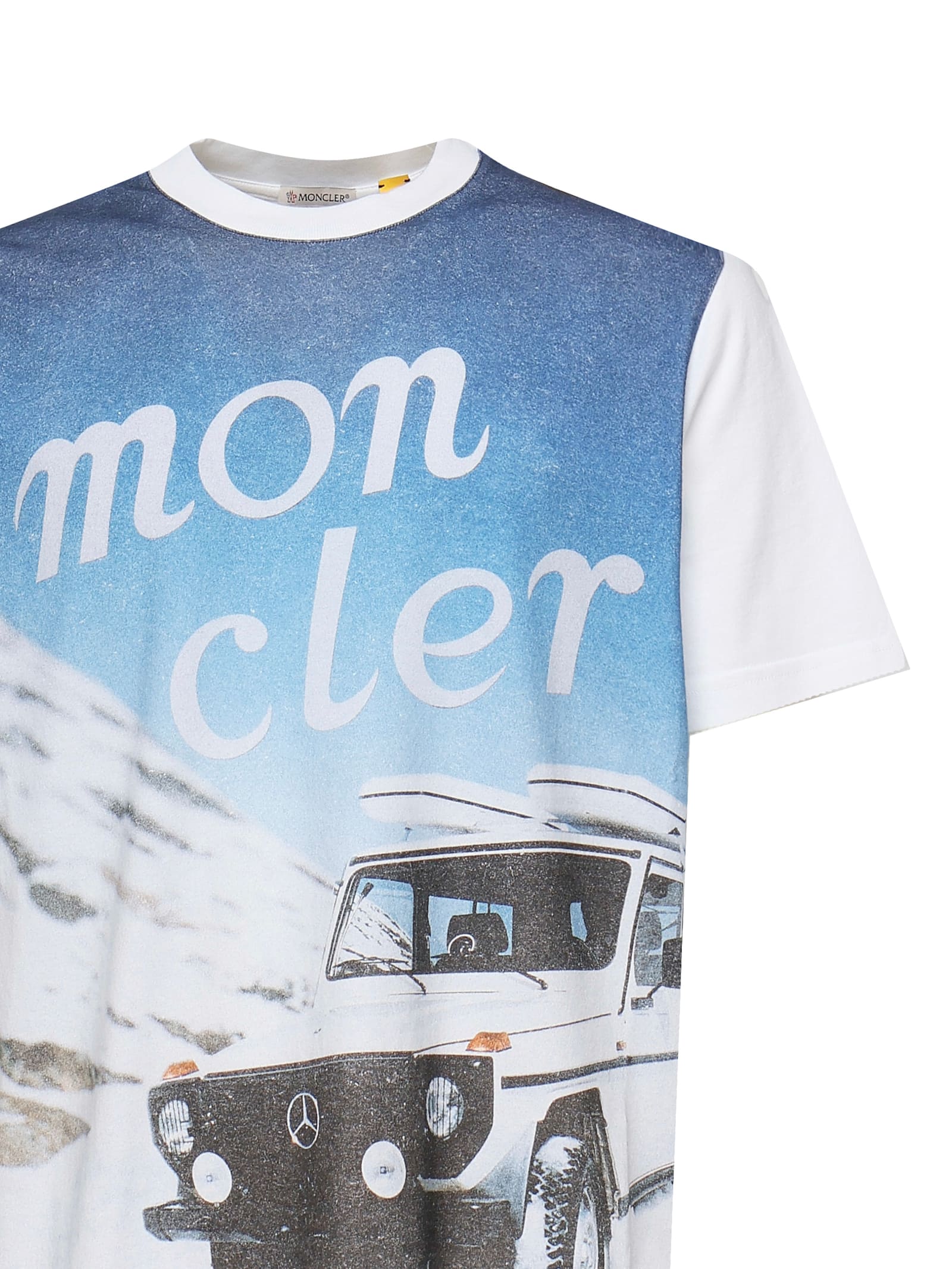 Moncler Genius T-shirt With Moncler X Mercedes-benz By Nigo Print