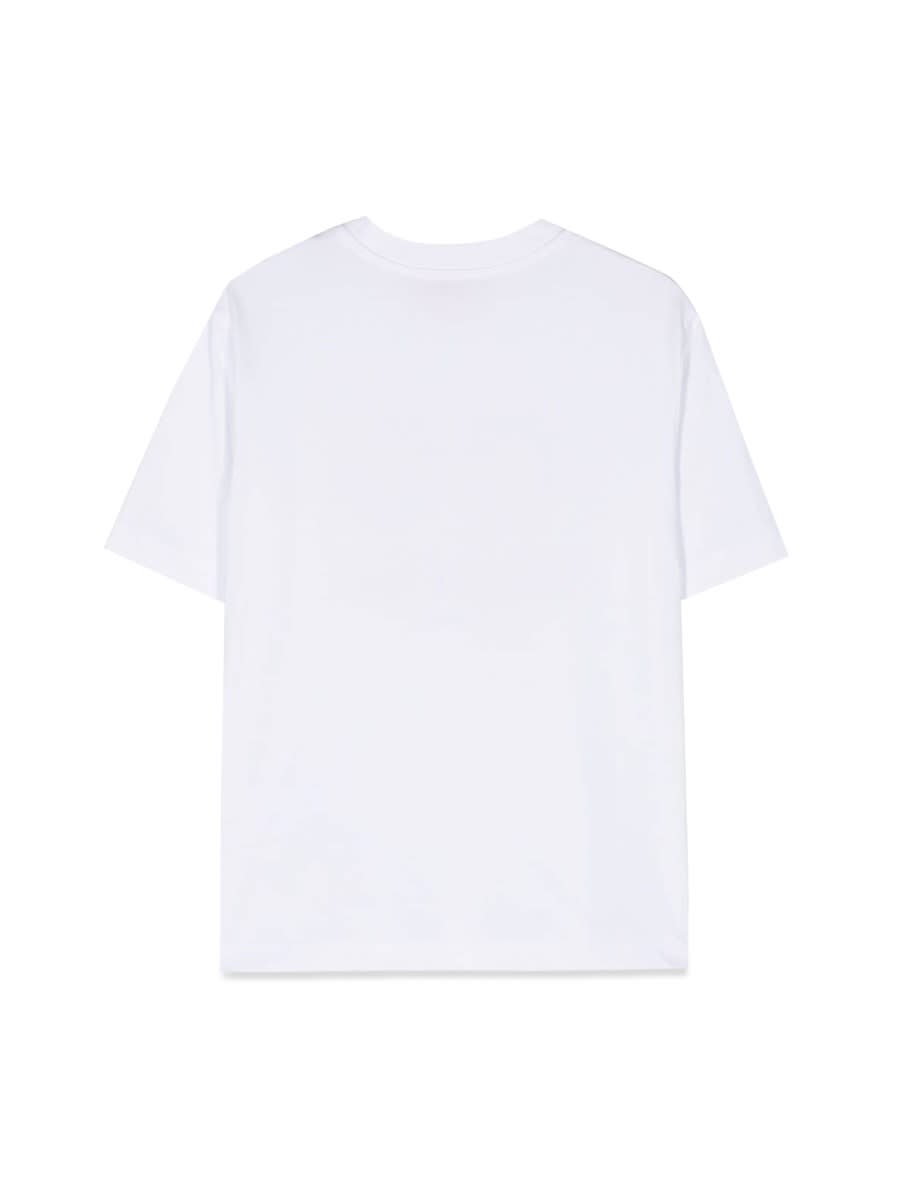 Shop Diesel Over Print T-shirt In White