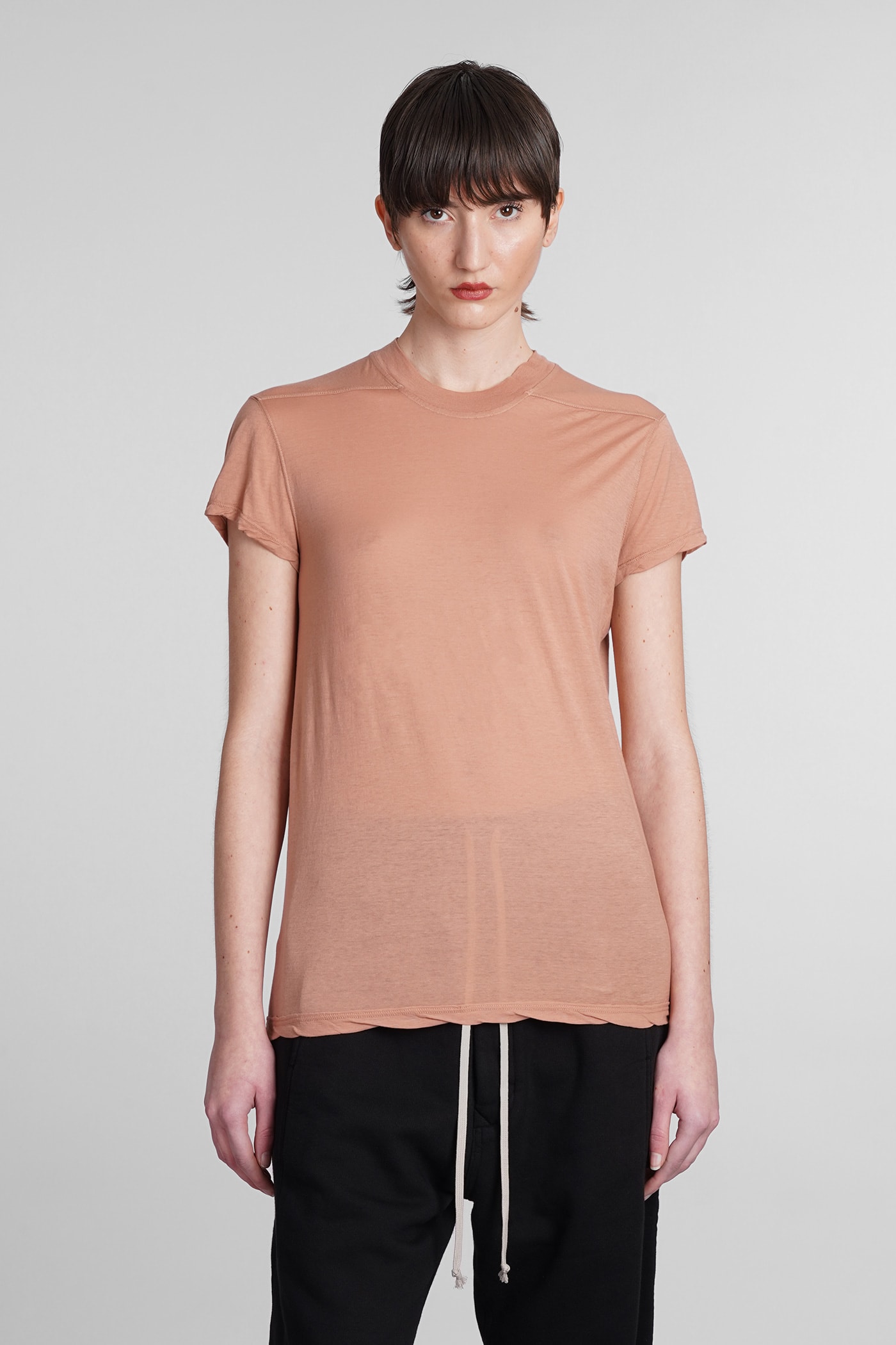 Shop Drkshdw Small Level T T-shirt In Rose-pink Cotton