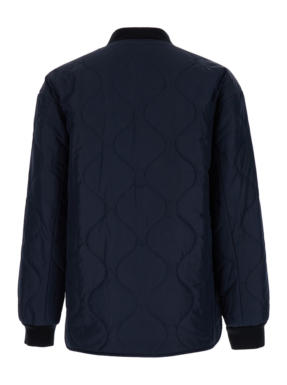 Apc 'florent' Blue Jacket With Snap Buttons In Blu