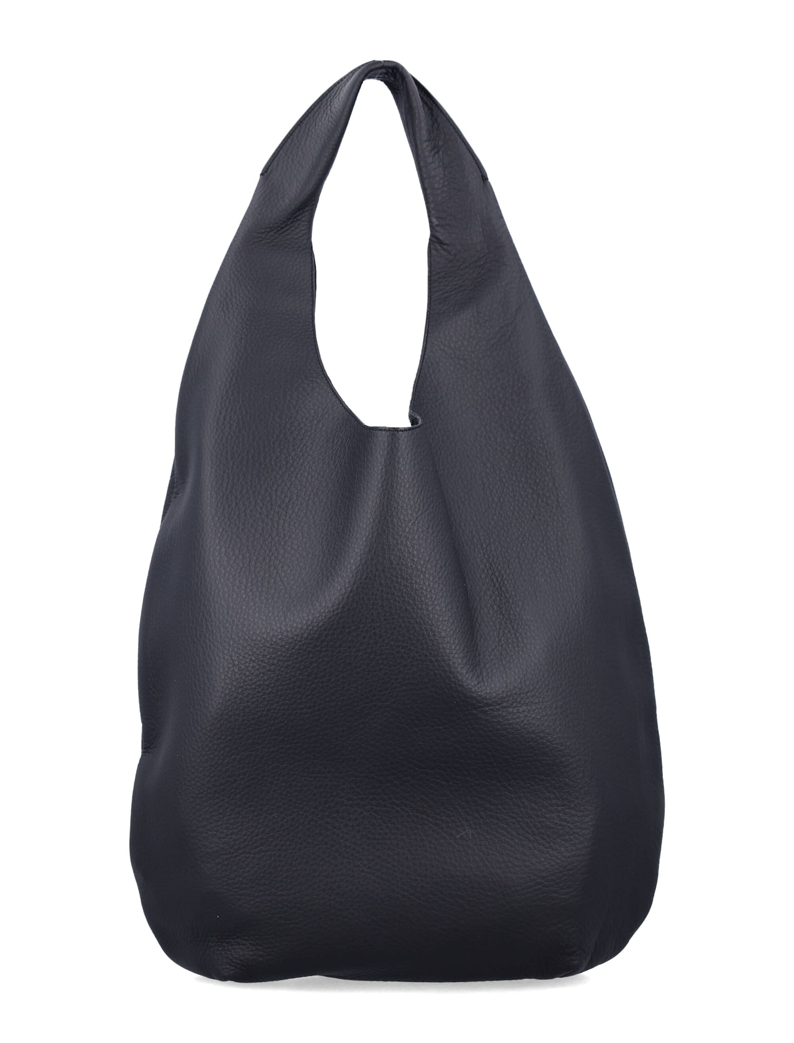 Apc A.p.c. Le Neige Grained Leather Handbag In Black