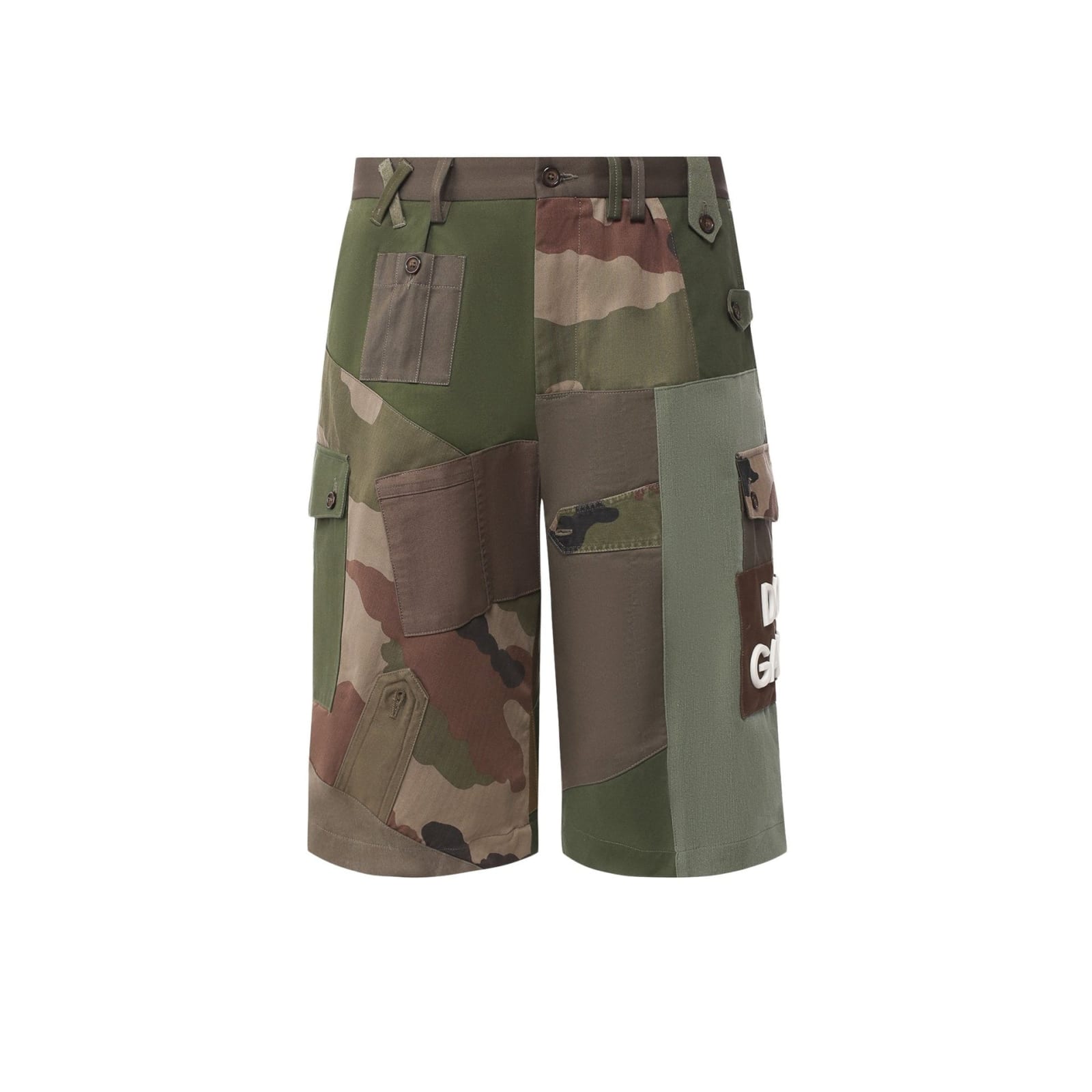 Shop Dolce & Gabbana Cotton Shorts In Green