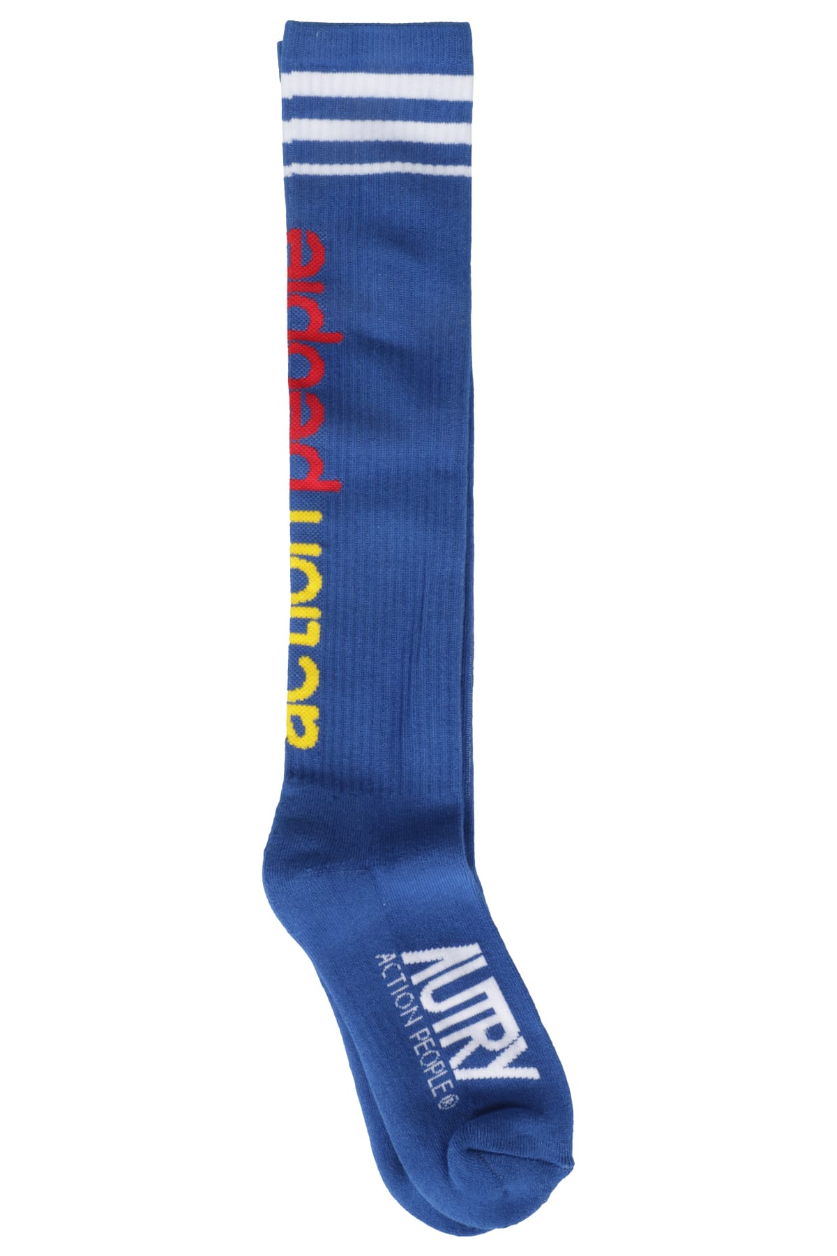 Shop Autry Socks Aerobic Unisex In Blue