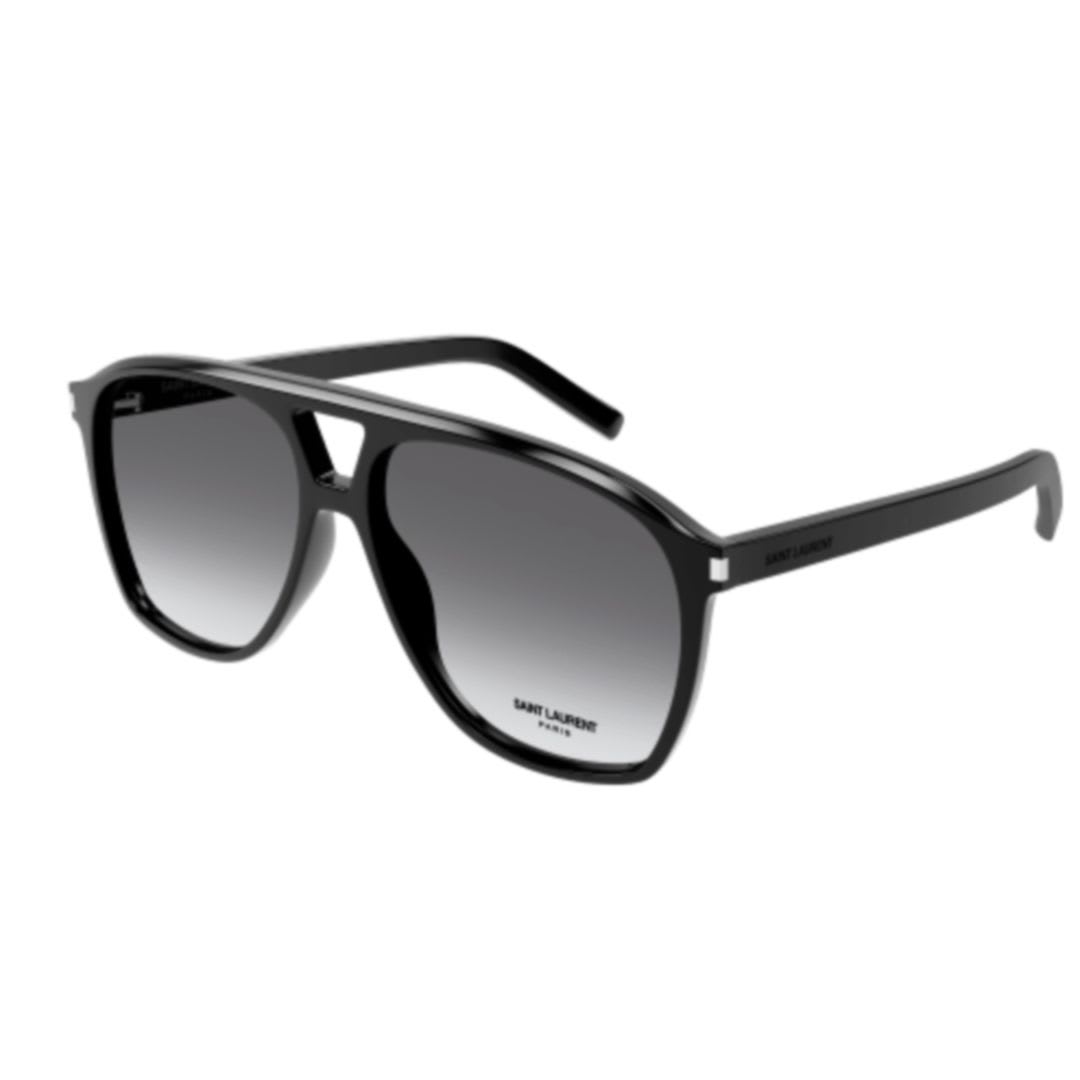 Saint Laurent Sl 596 Dune 006 Navigator Sunglasses In Black