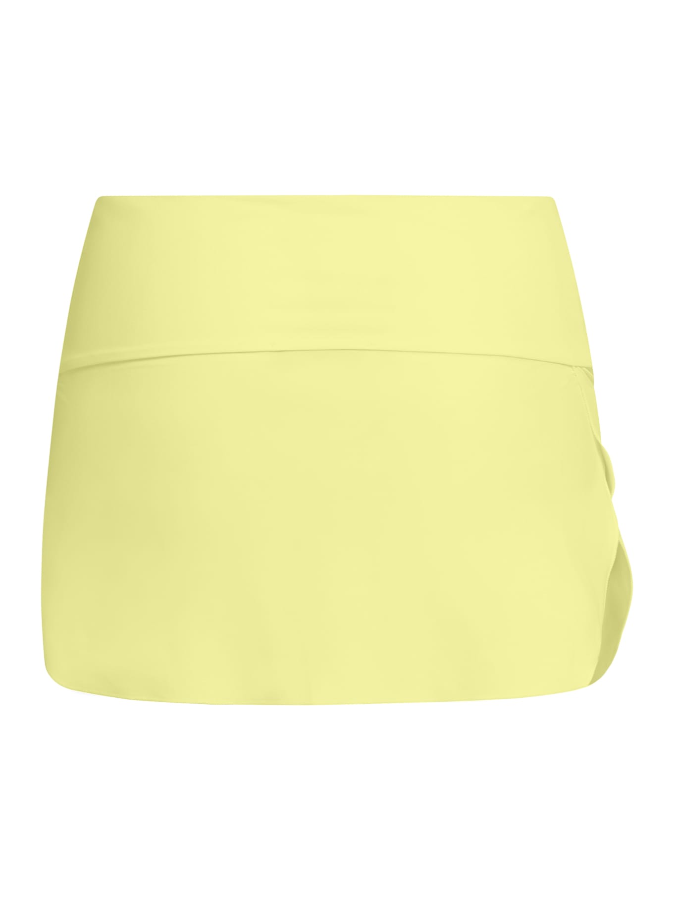 Shop Sucrette Pareo Skirt In Giallo