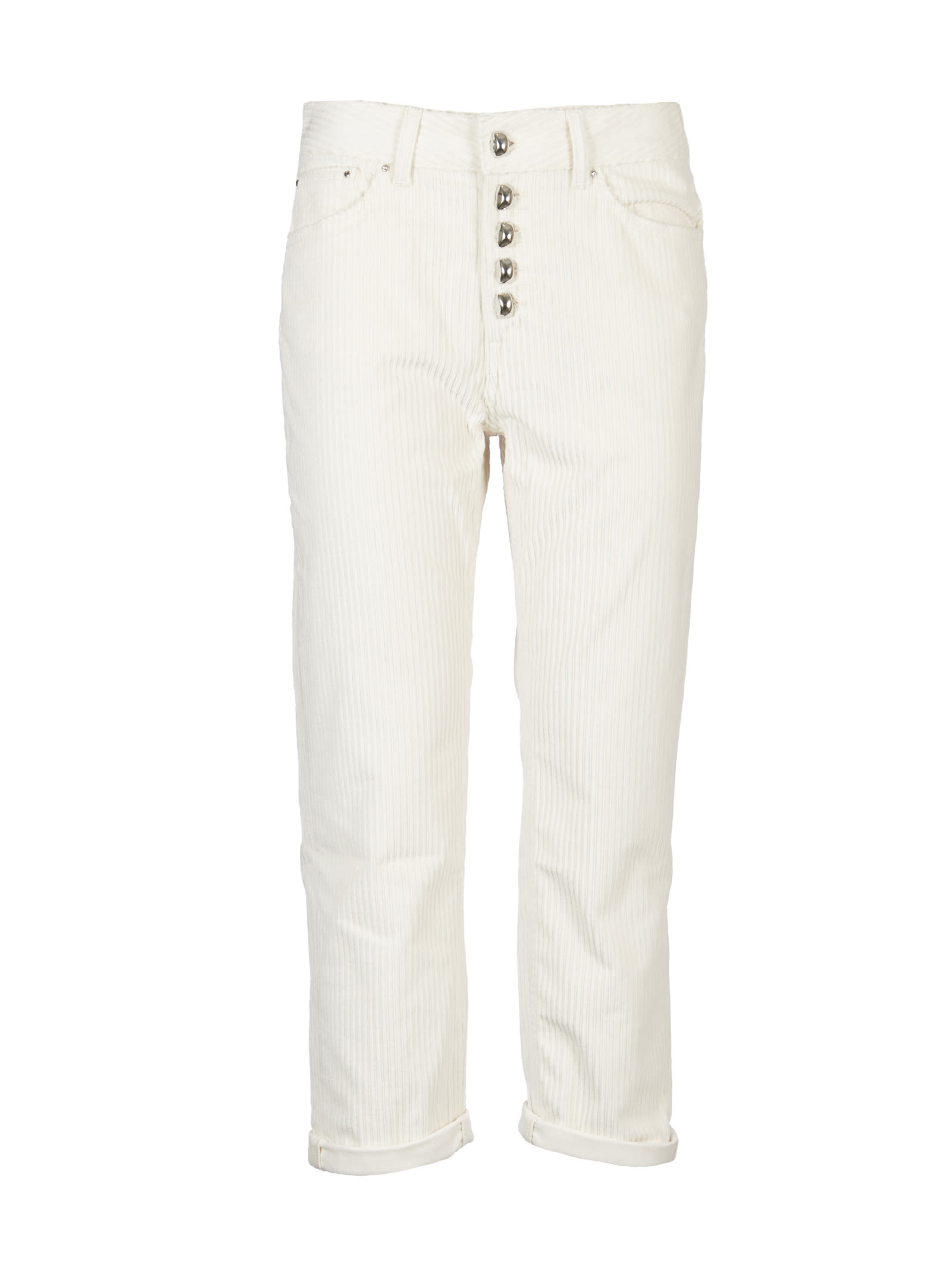 Shop Dondup Cropped Trousers By