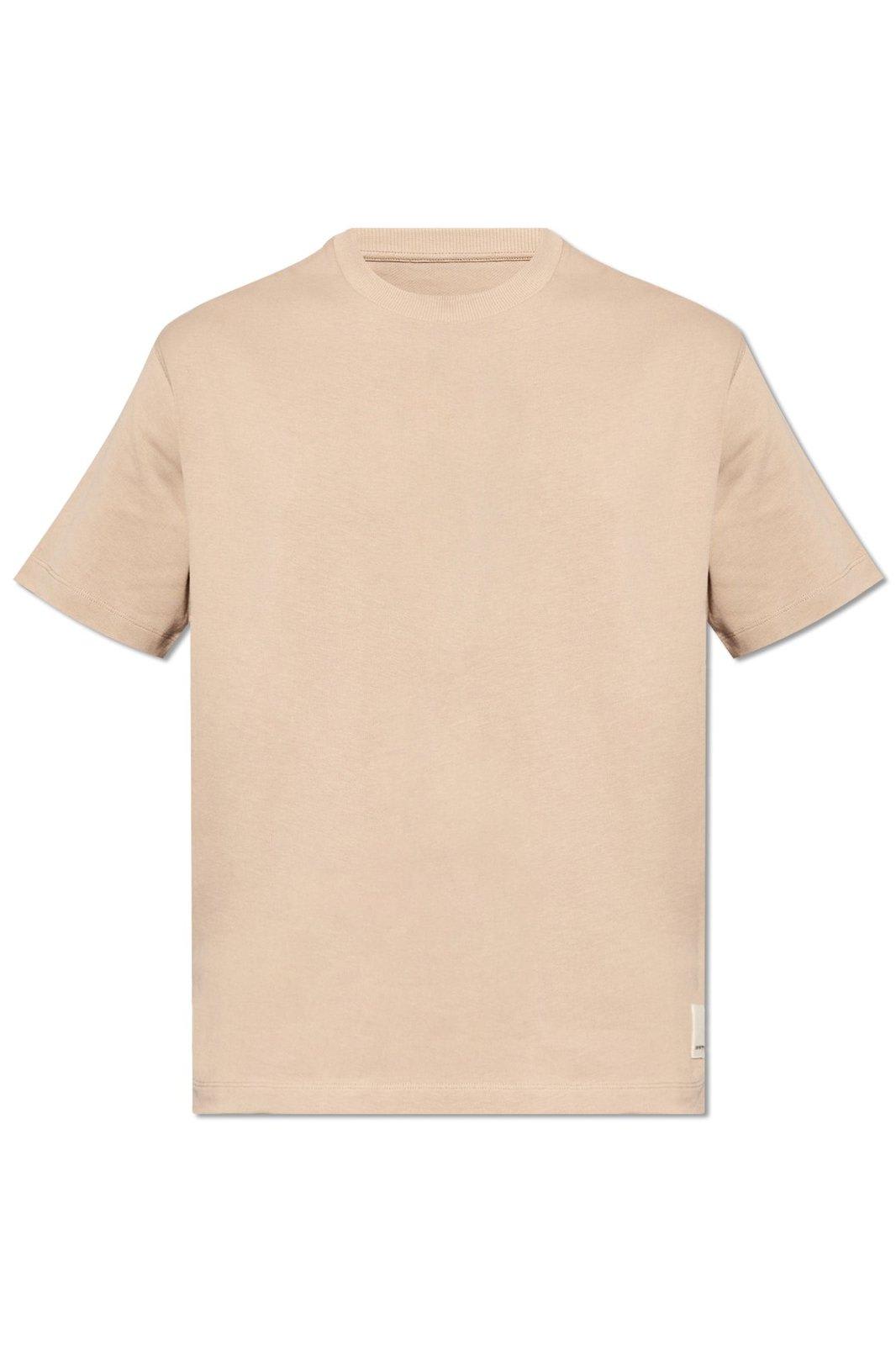 Emporio Armani Sustainability Collection T-shirt In Beige Label