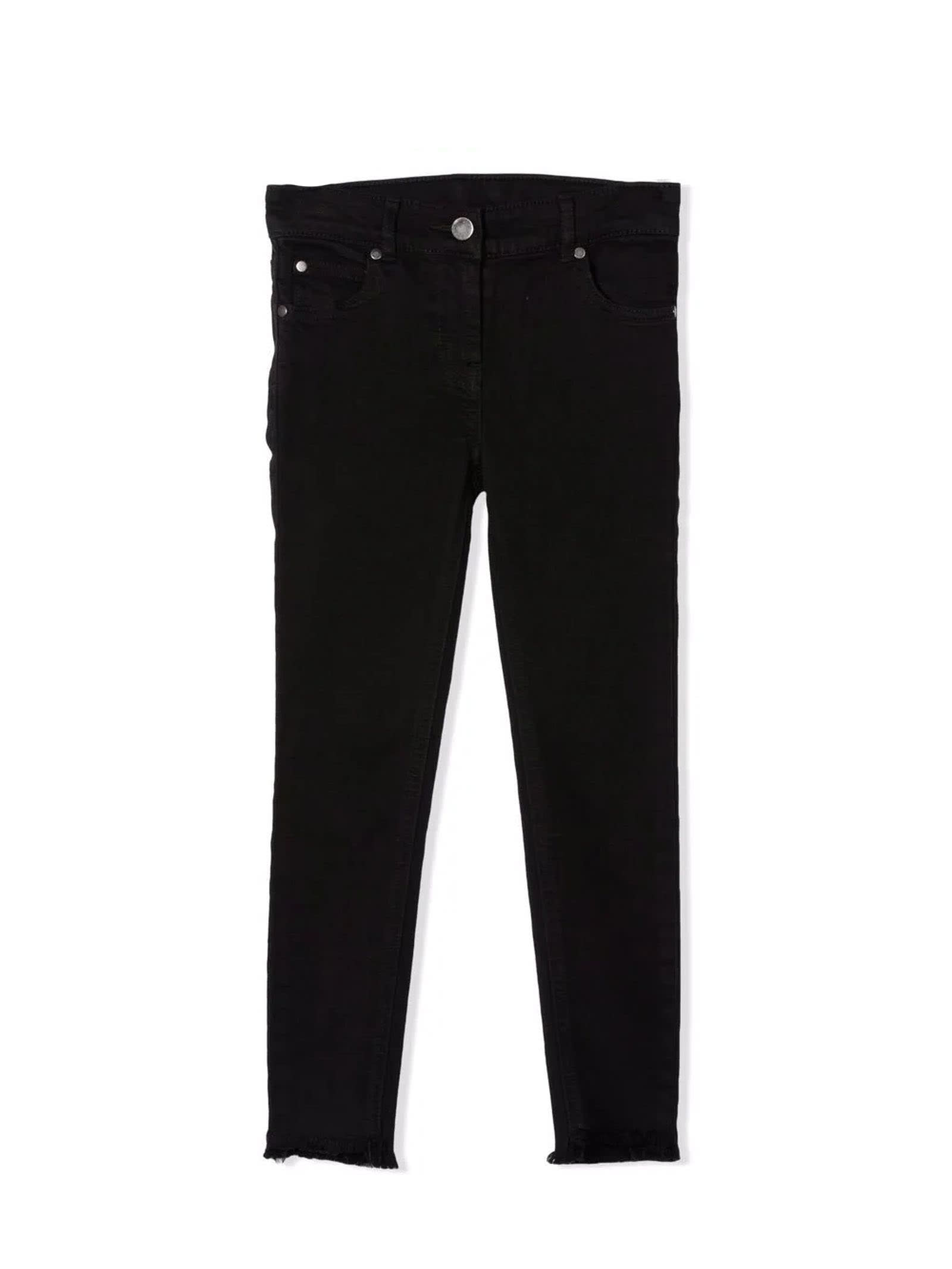 Stella McCartney Kids Black Cotton-denim Jeans