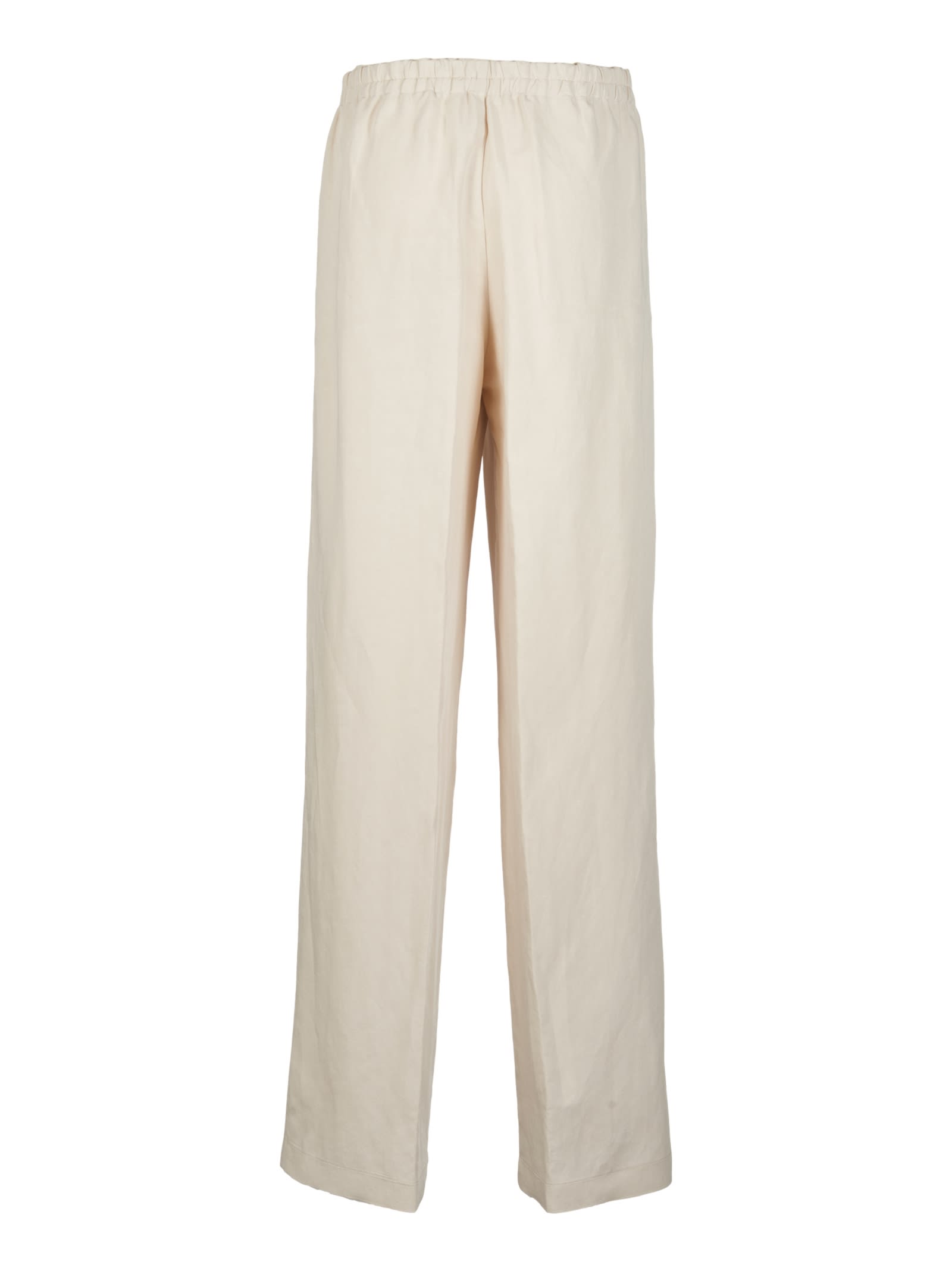 8pm Straight Concealed Trousers In Off-white