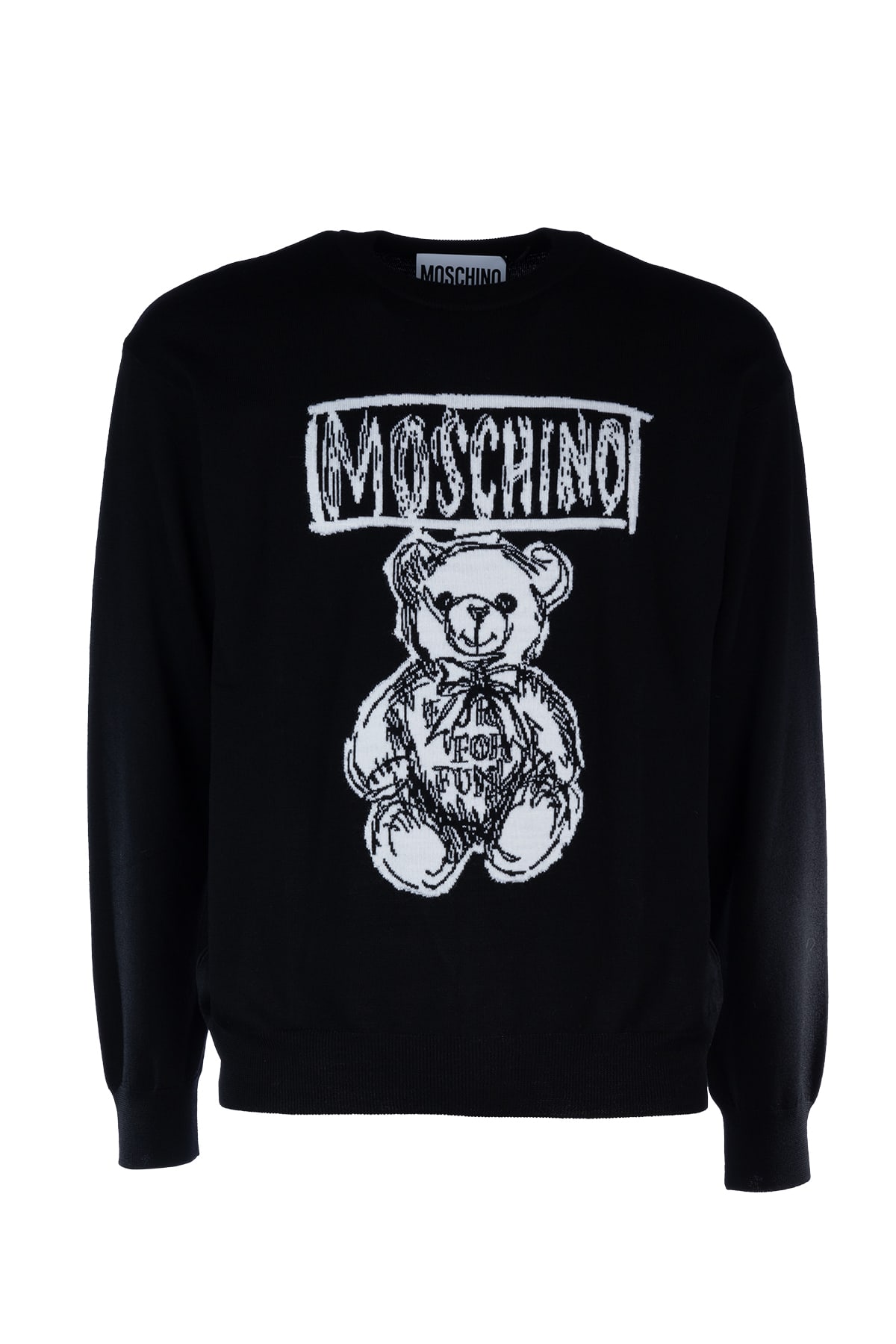 Shop Moschino Maglieria In Nero