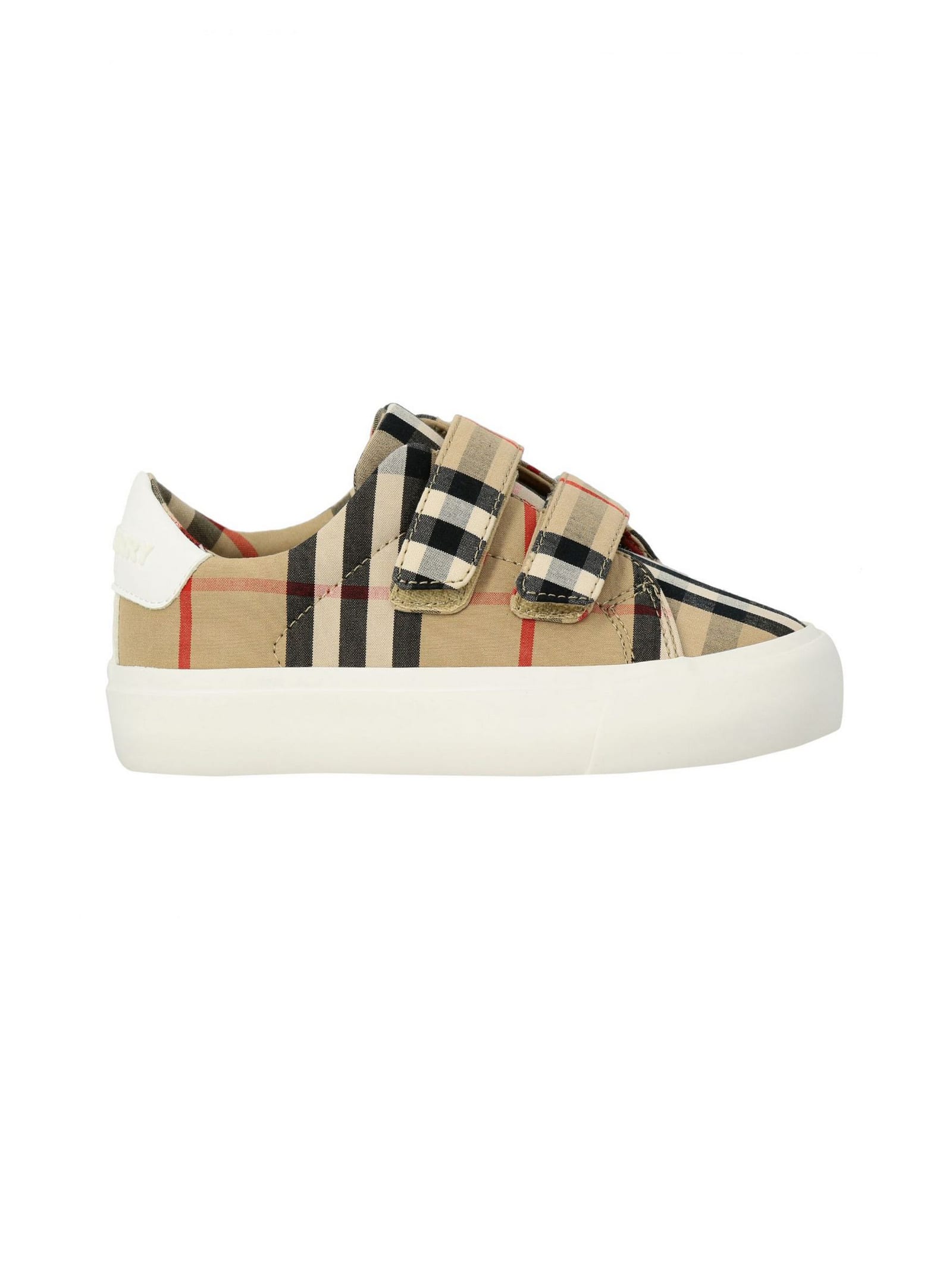 BURBERRY VINTAGE CHECK COTTON SNEAKERS,8018819 A1462