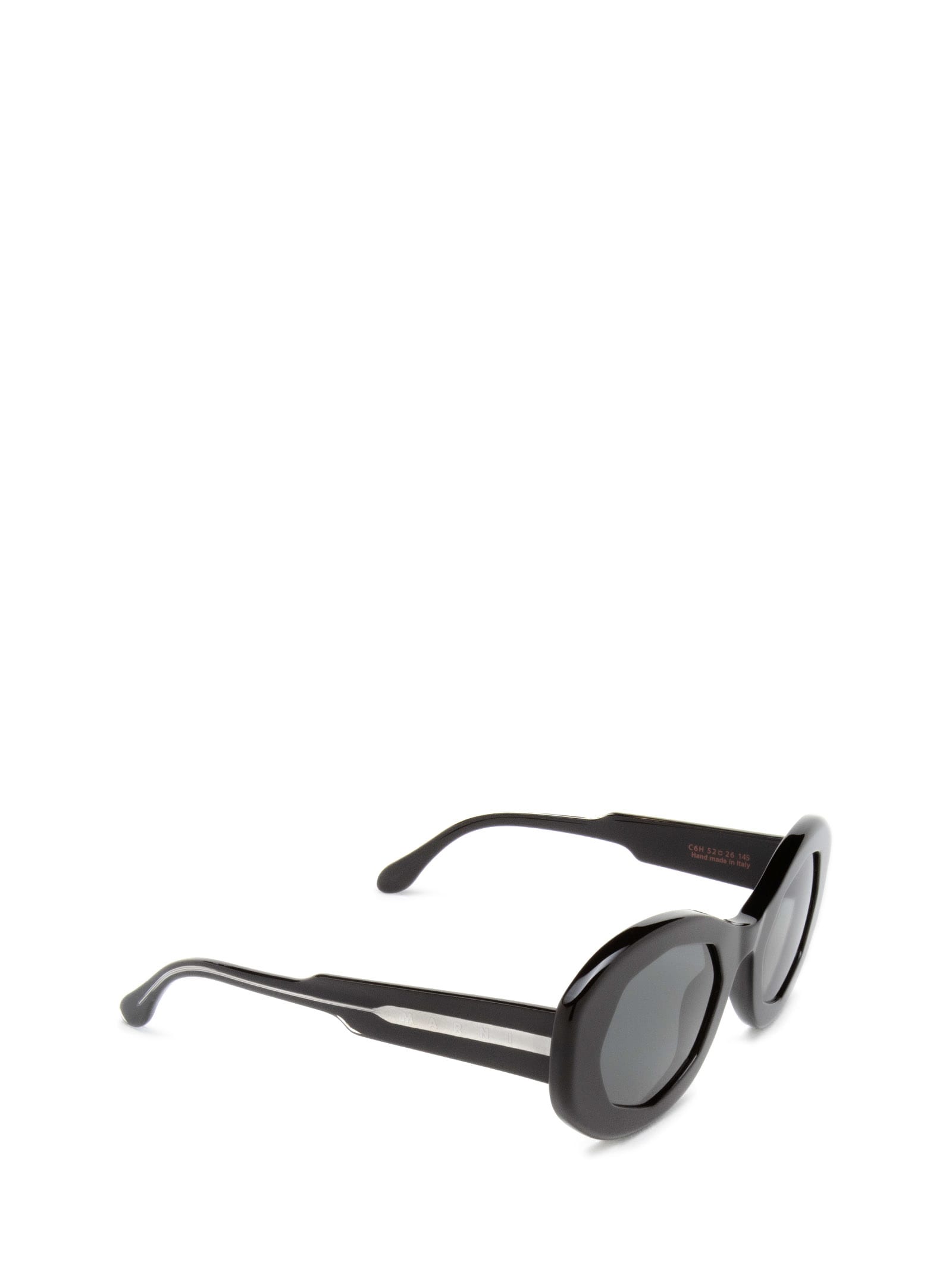 Shop Marni Eyewear Mount Bromo Blck Fndtn Sunglasses