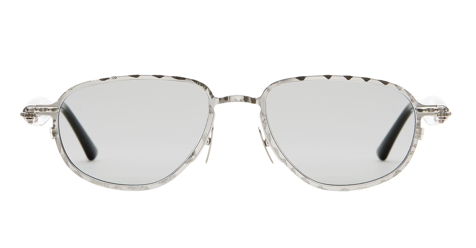 Kuboraum Mask J71 - Silver Sunglasses In Metallic