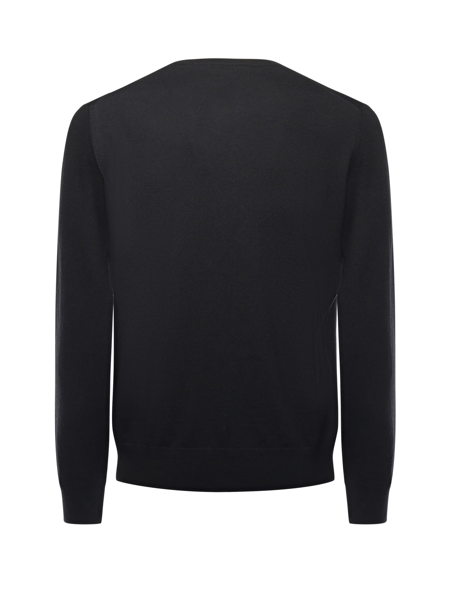 Fay Wool Sweater In Black