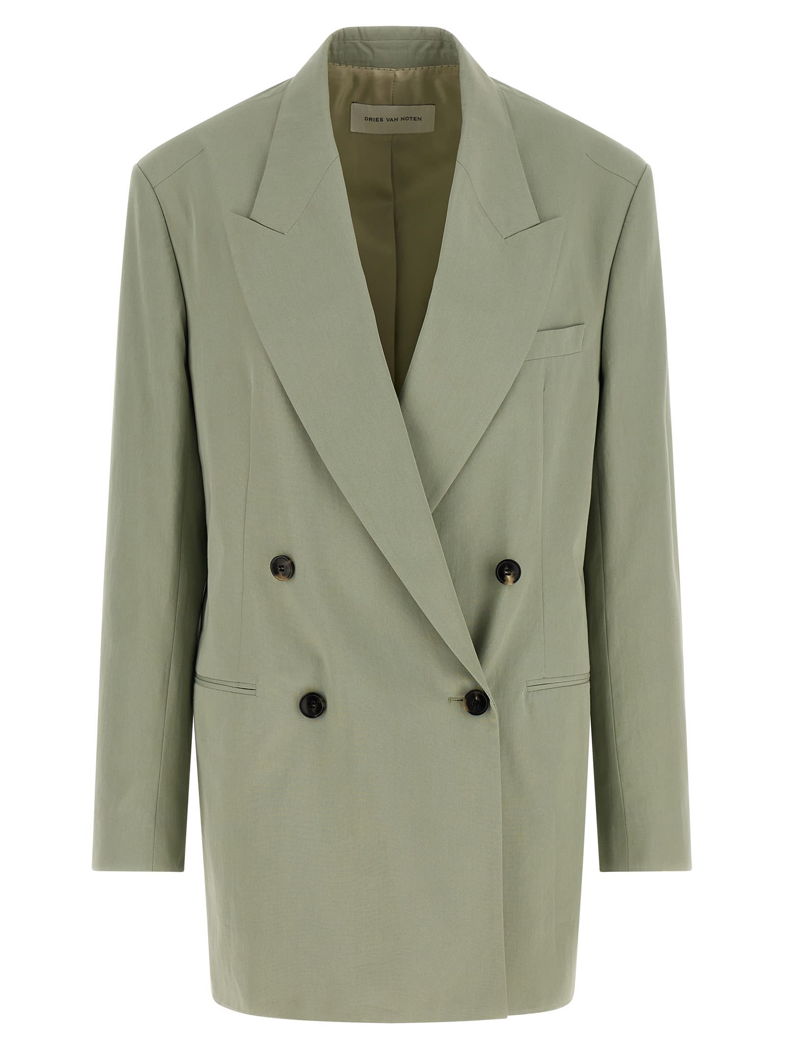 Dries Van Noten Bliss Blazer In Green