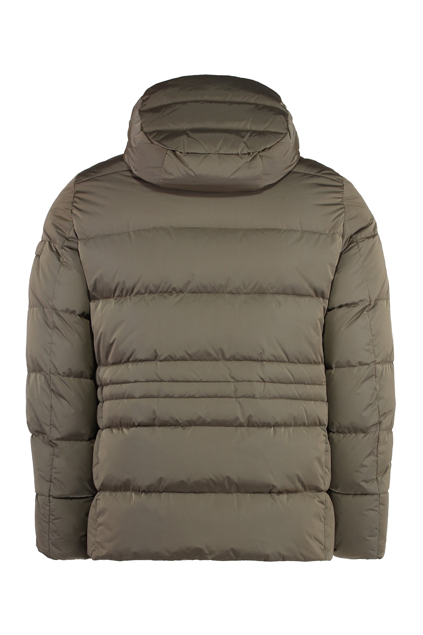 Moorer Colin Hooded Down Jacket In Turtledove