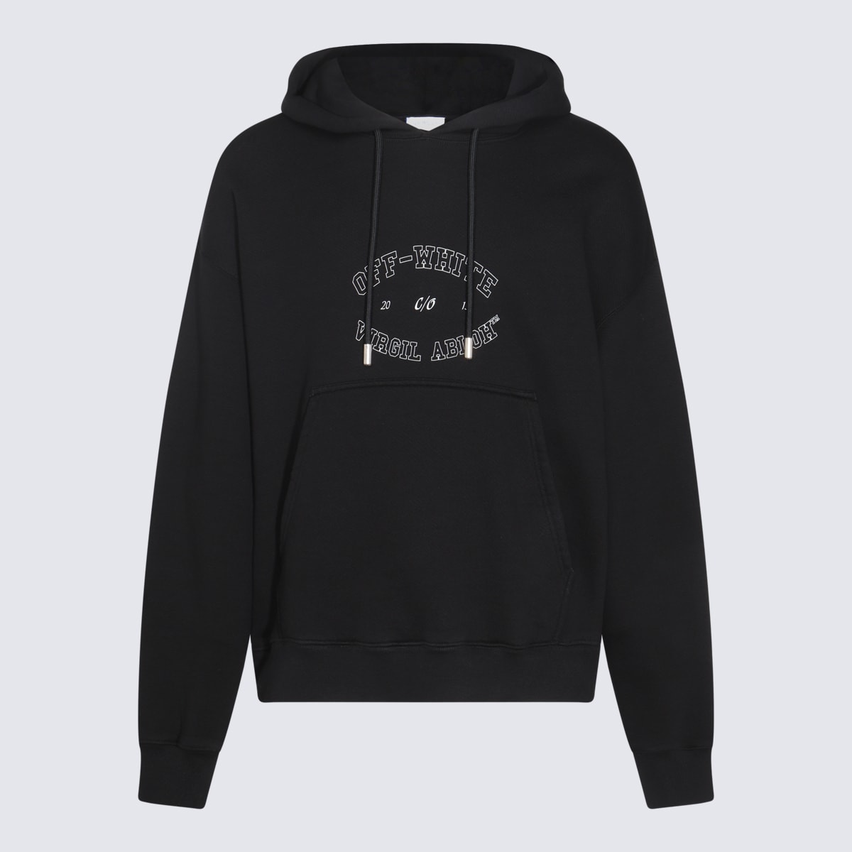 Shop Off-white Black Cotton Sweatshirt