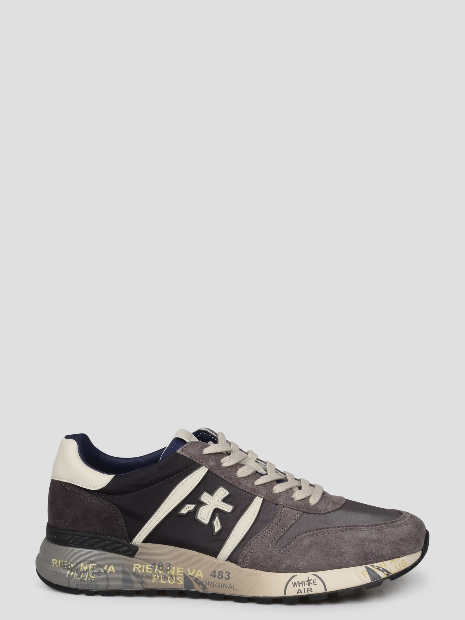 Shop Premiata Lander 6906 Sneakers In Grey