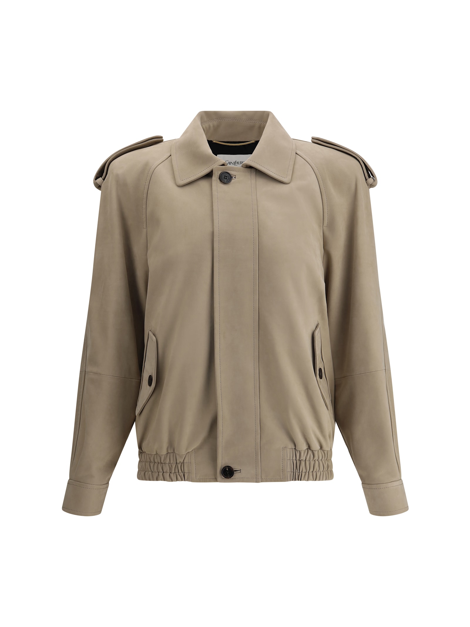 Saint Laurent Suede Bomber Jacket
