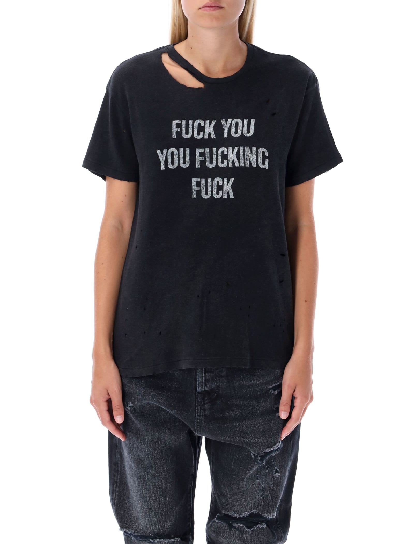R13 F.u. Ripped Boy T-shirt