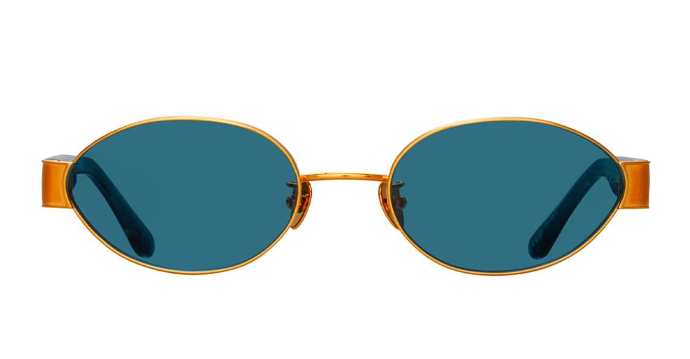 Sadie - Yellow Gold / Aqua Sunglasses