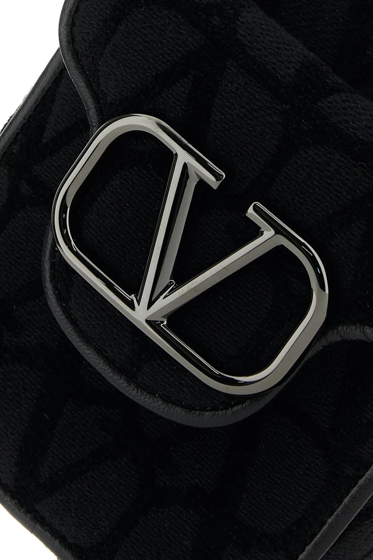 Shop Valentino Toile Iconographe Mini Loc Ossbody Bag In Black