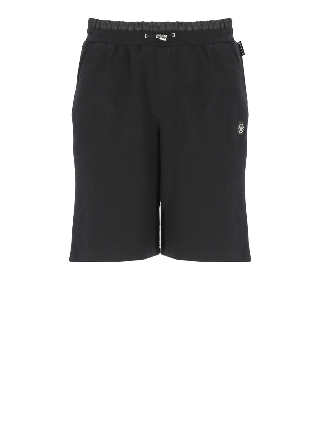 Shop Philipp Plein Hexagon Bermuda Shorts In Black